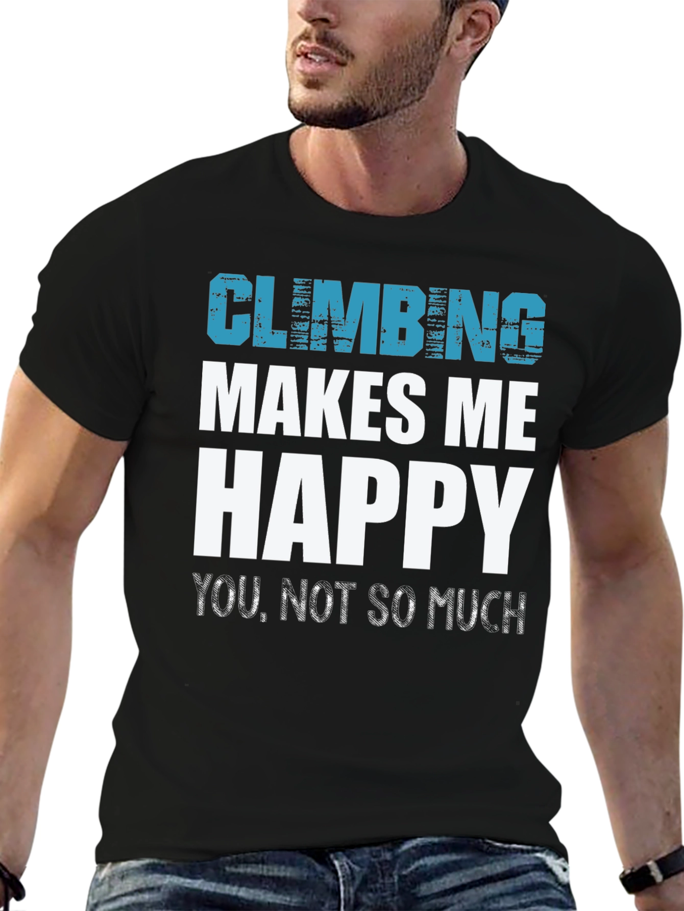 Climbing Makes Me Happy Tee