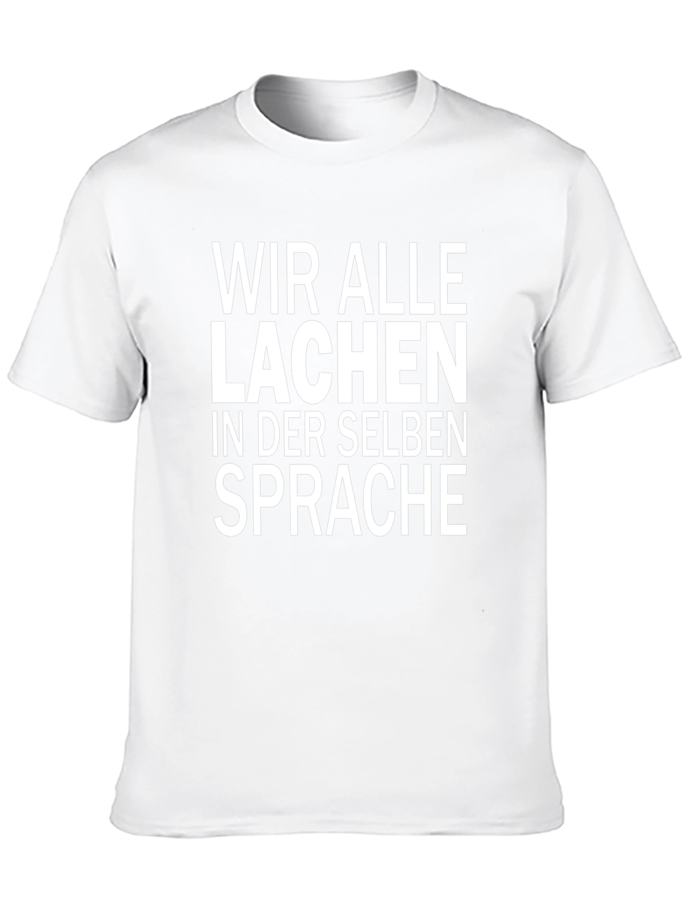 Laugh in the Same Language Graphic Tee