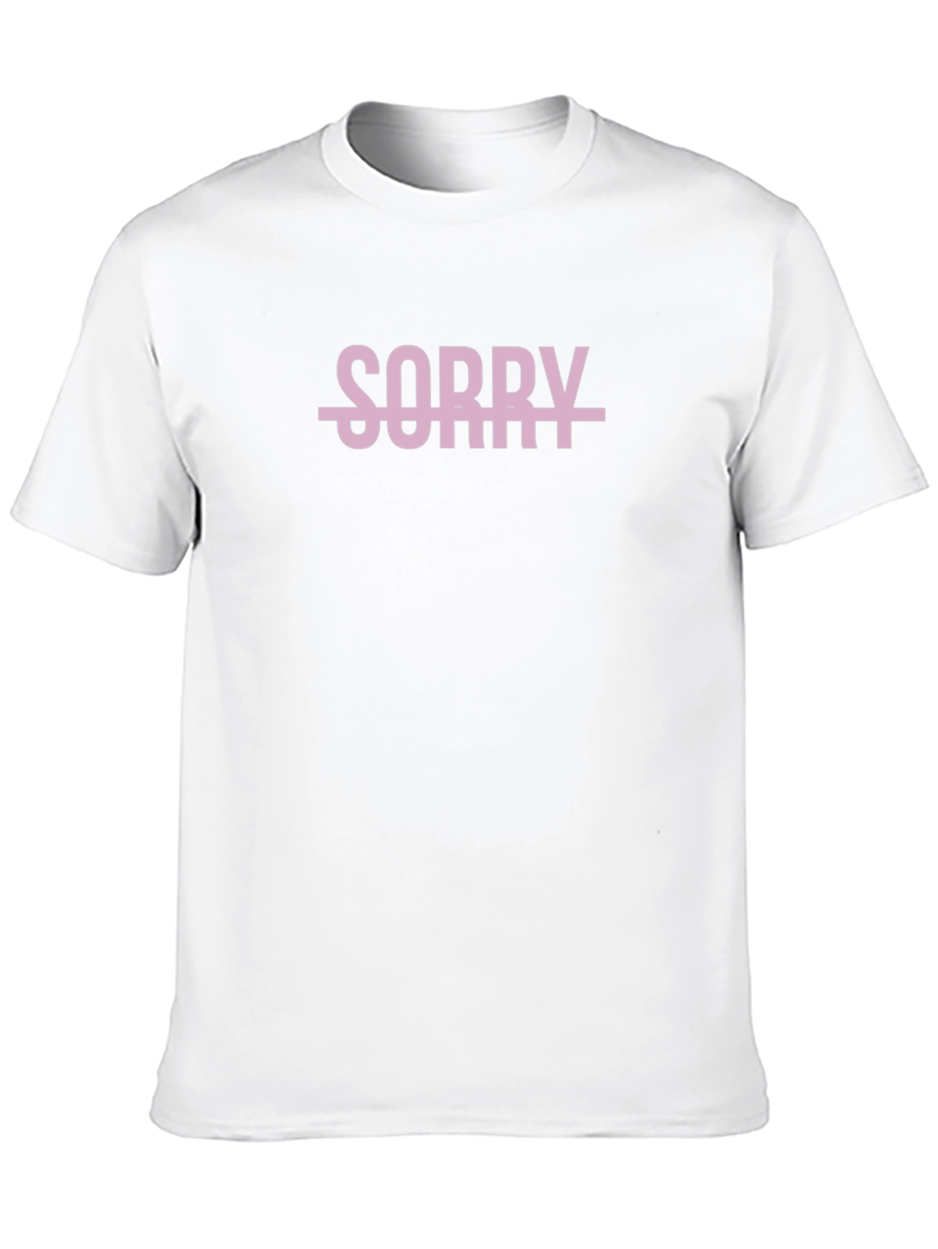 SORRY Statement Graphic Tee - Casual Style