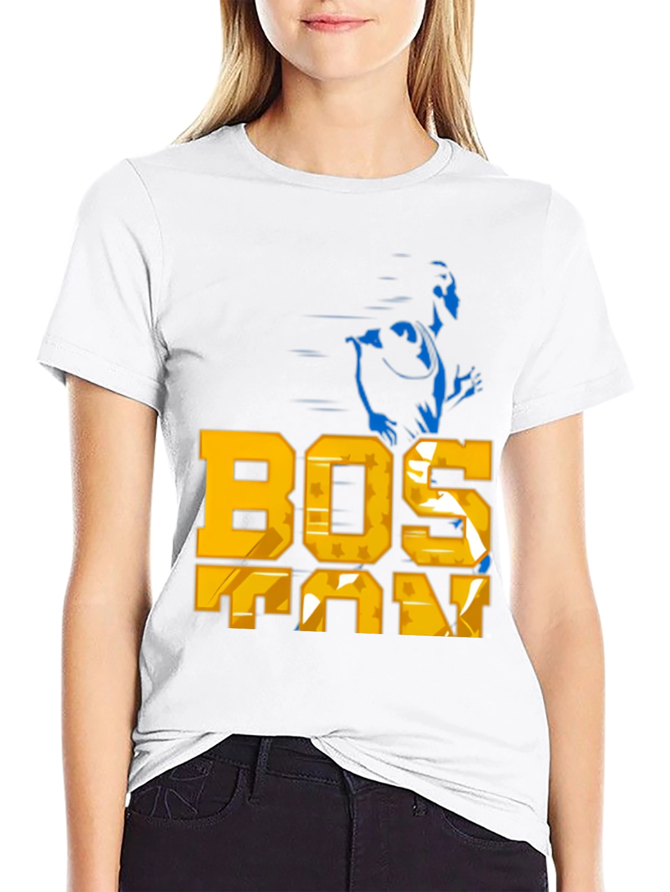 Boston Fan Tee - Black Short Sleeve T-Shirt