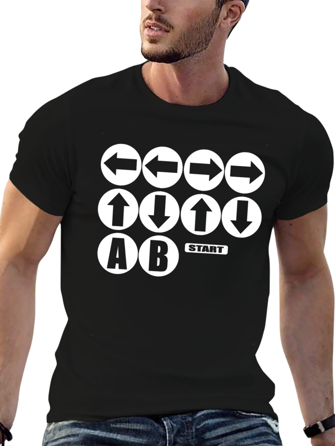 Konami Code T-Shirt - Retro Gaming Tee
