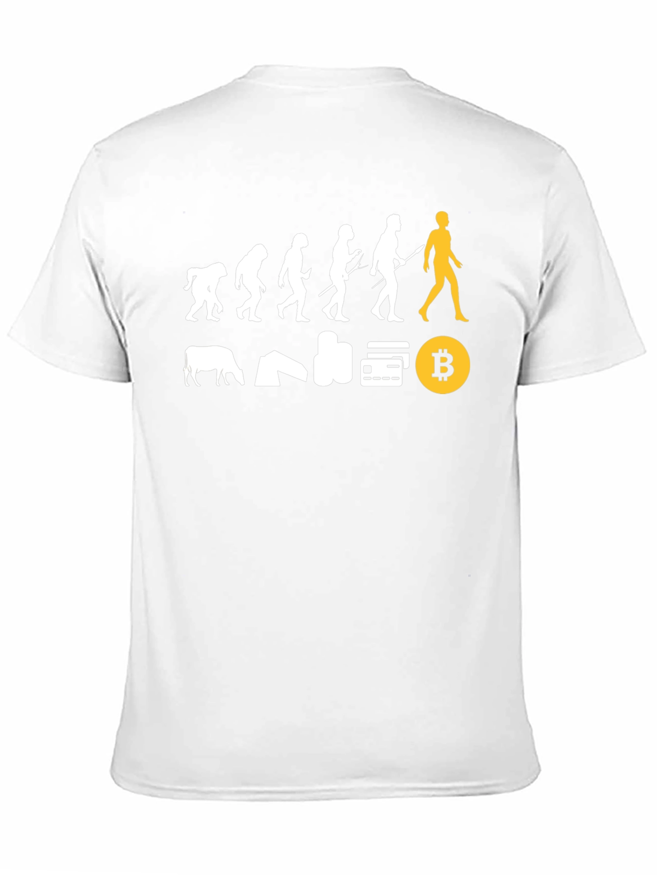 Bitcoin Evolution Black T-Shirt - Crypto Currency Tee