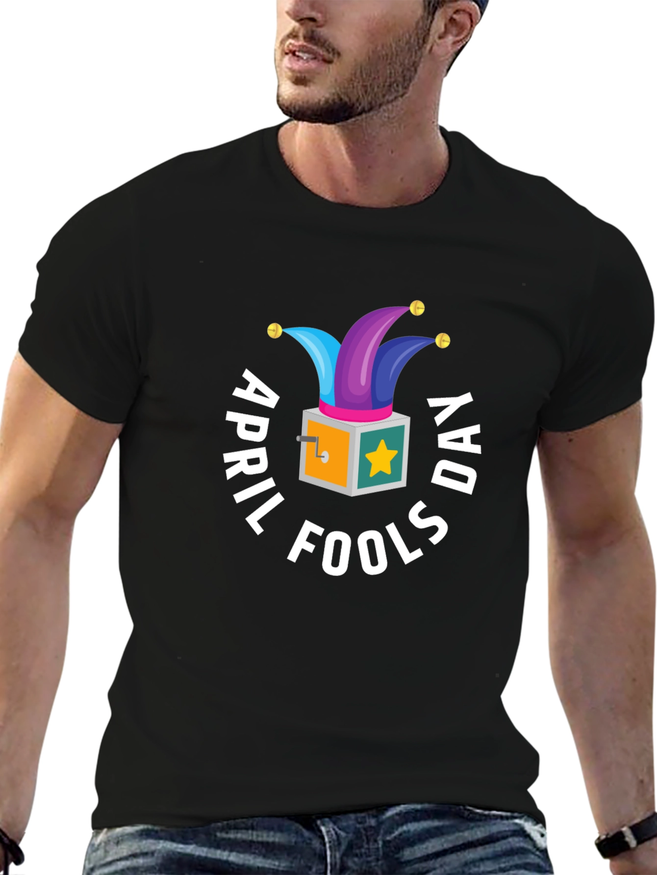 April Fools Day T-Shirt - Jack-in-the-Box Design