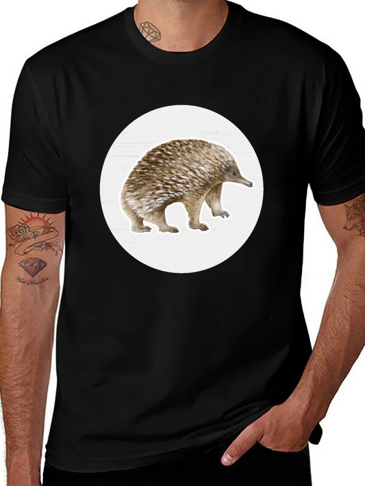 Echidna Graphic T-Shirt - Black Cotton Tee