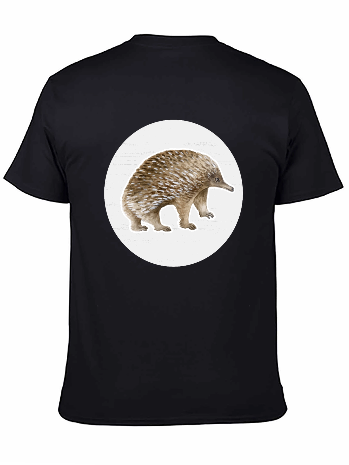 Echidna Graphic T-Shirt - Black Cotton Tee
