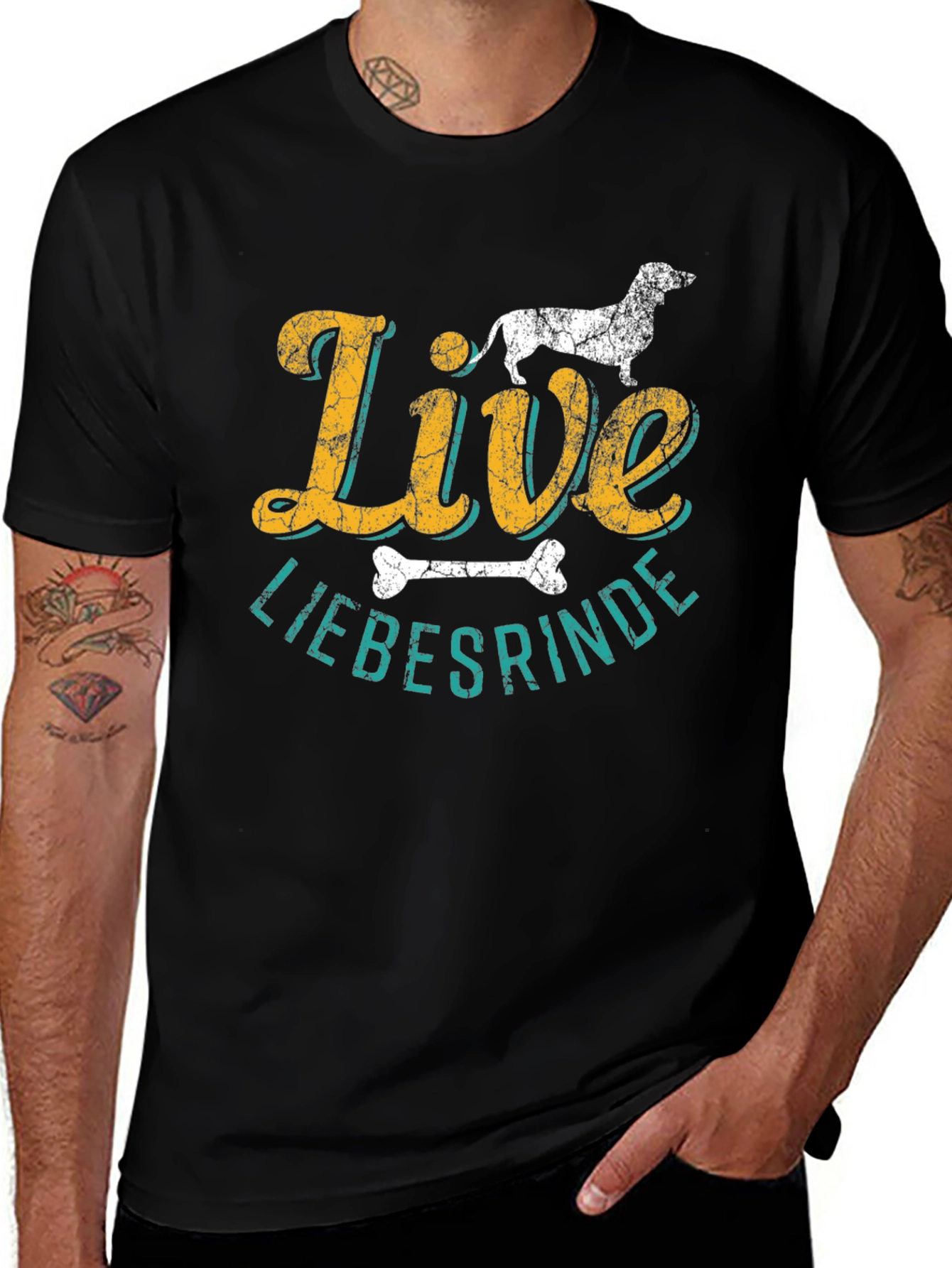 Live Liebesrinde Dachshund T-Shirt