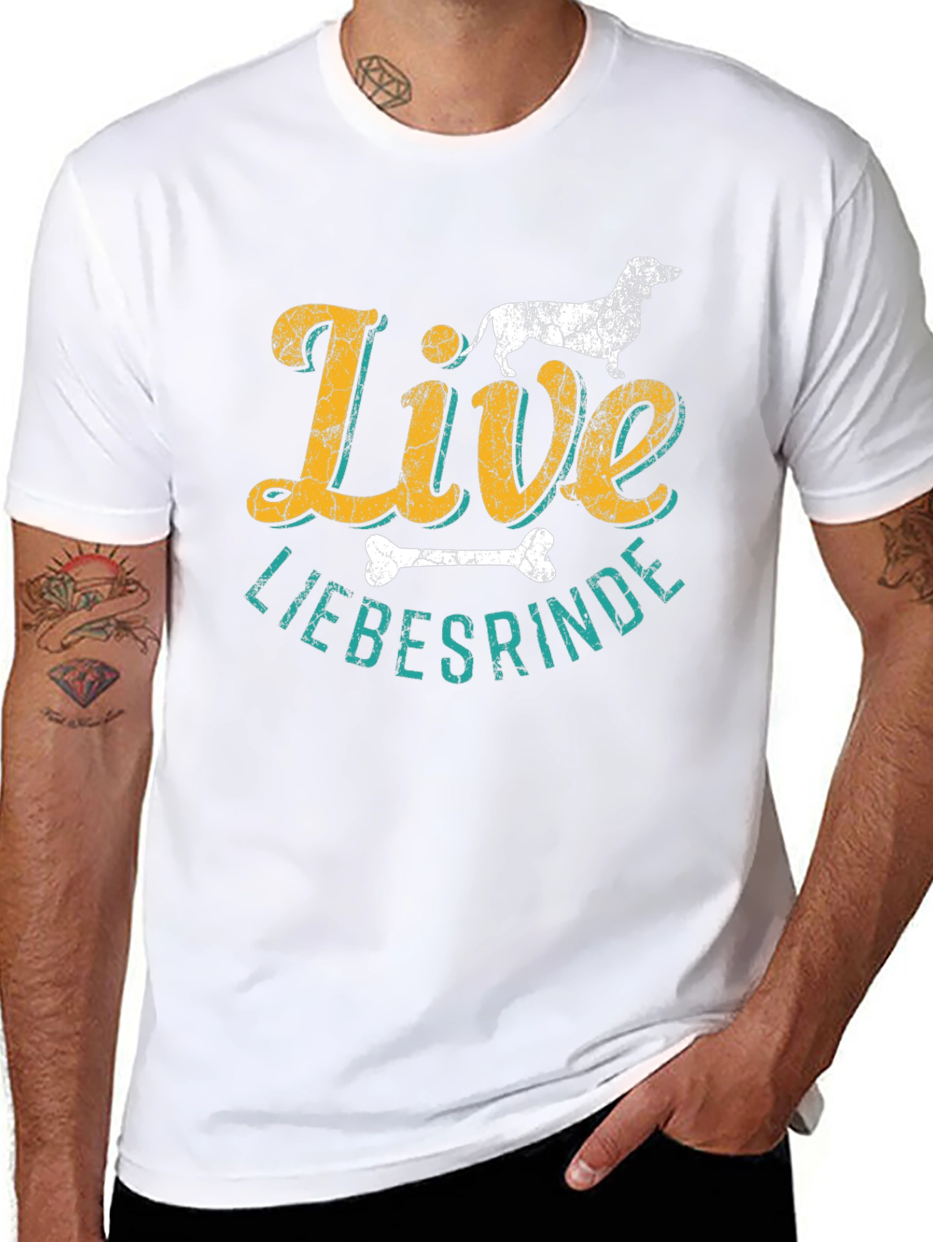 Live Liebesrinde Dachshund T-Shirt