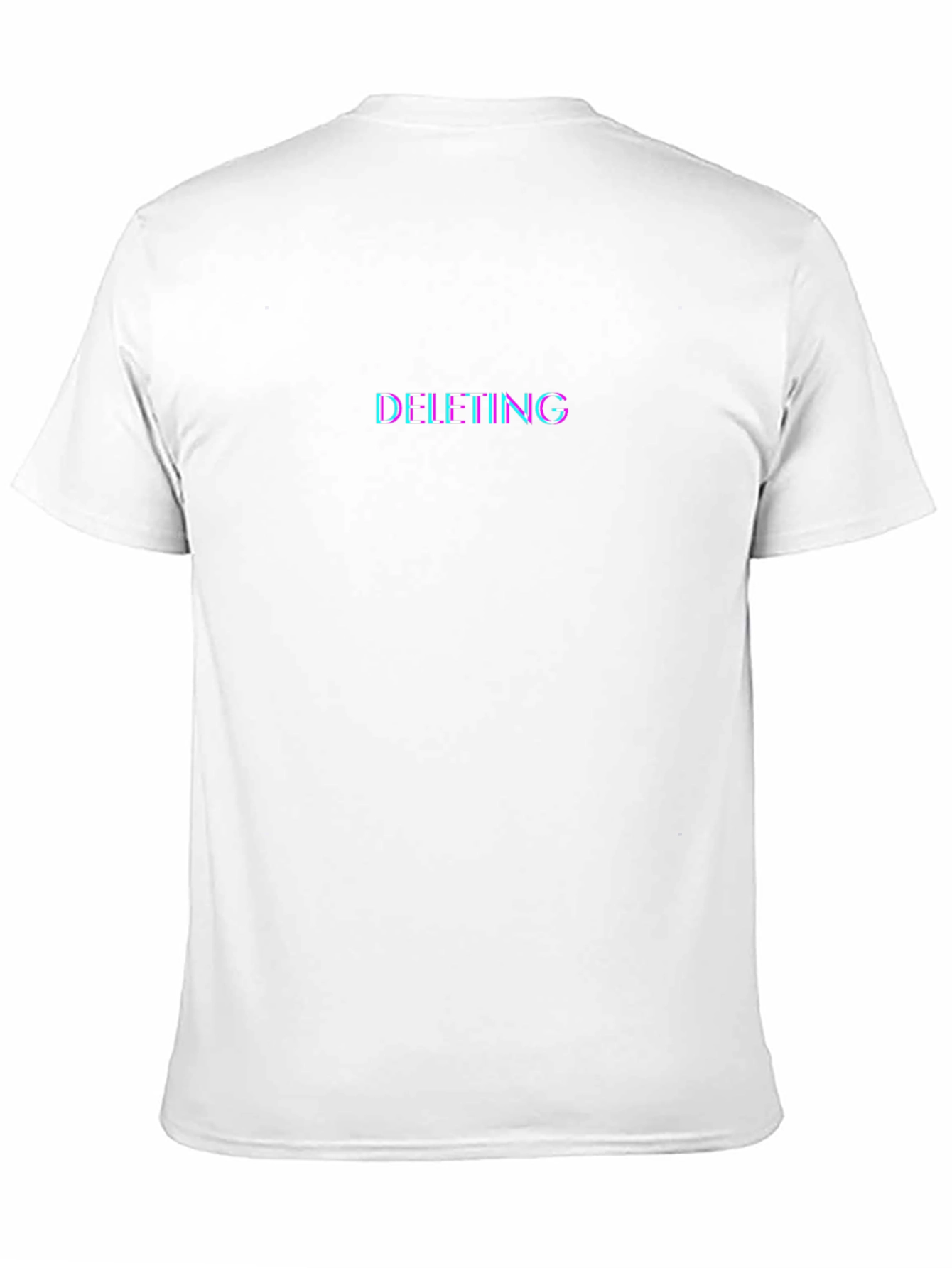 Deleting Graphic Tee - Black Cotton T-Shirt