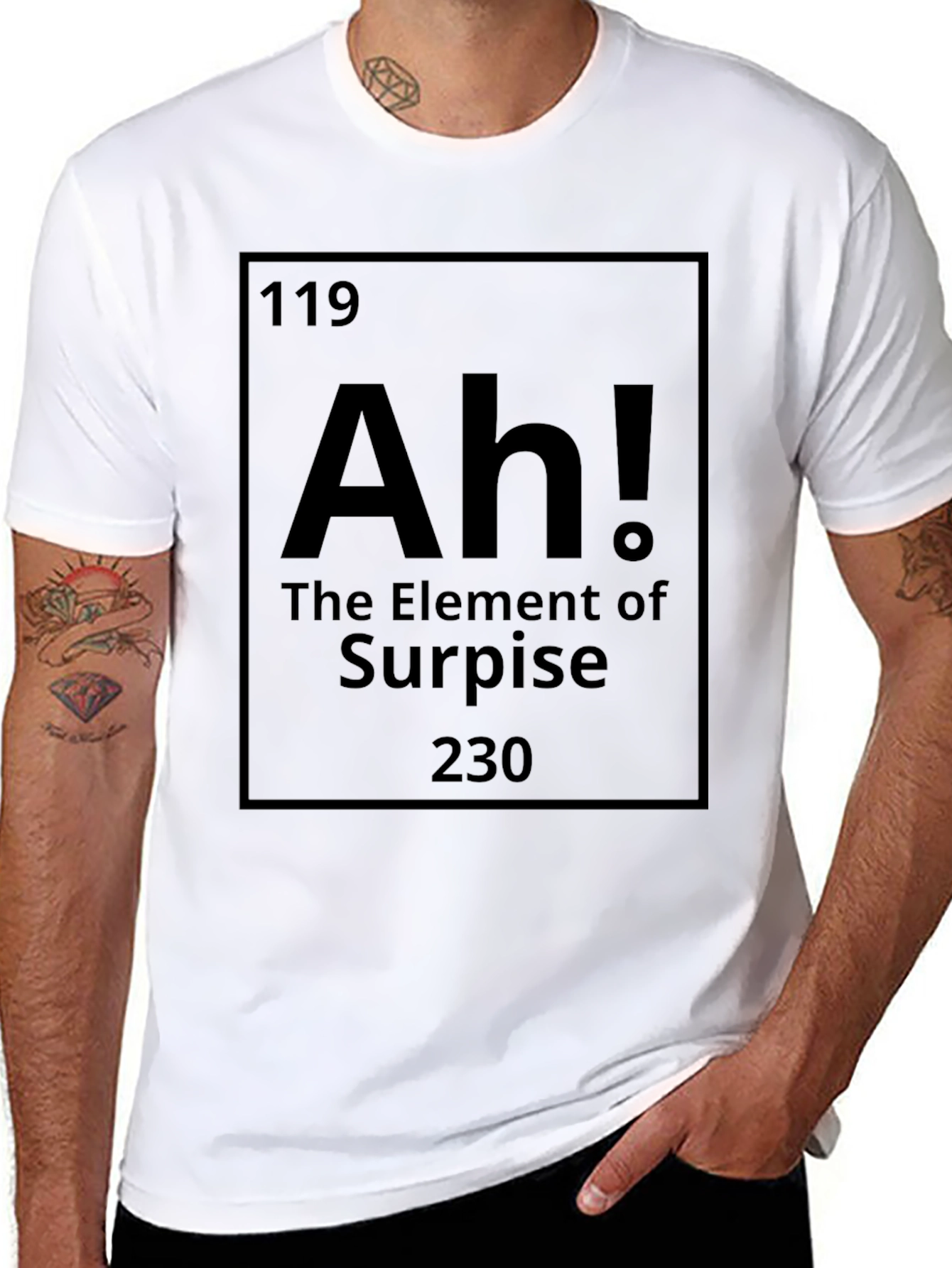 Surprise Element Black T-Shirt