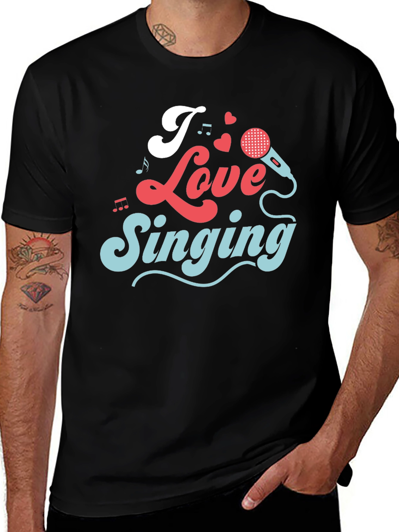 I Love Singing Graphic T-Shirt
