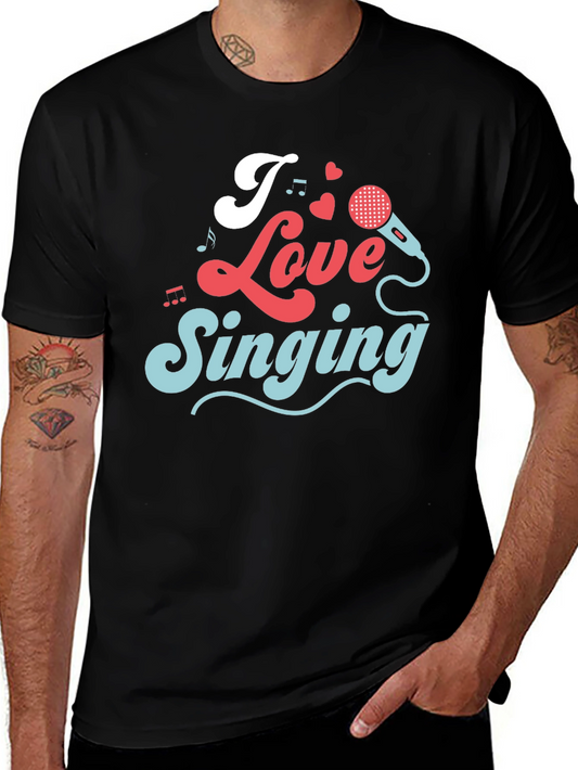 I Love Singing Graphic T-Shirt