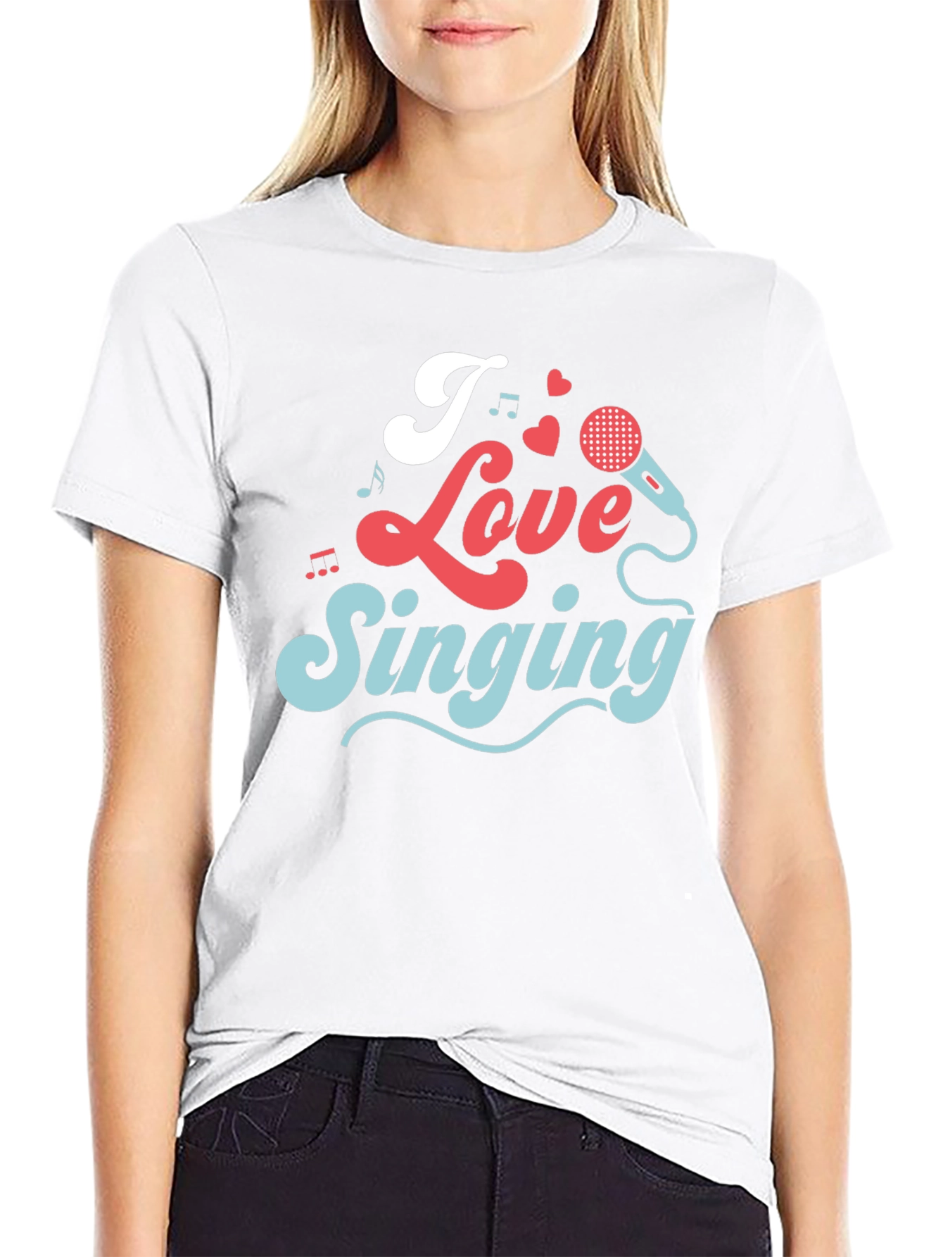 I Love Singing Graphic T-Shirt