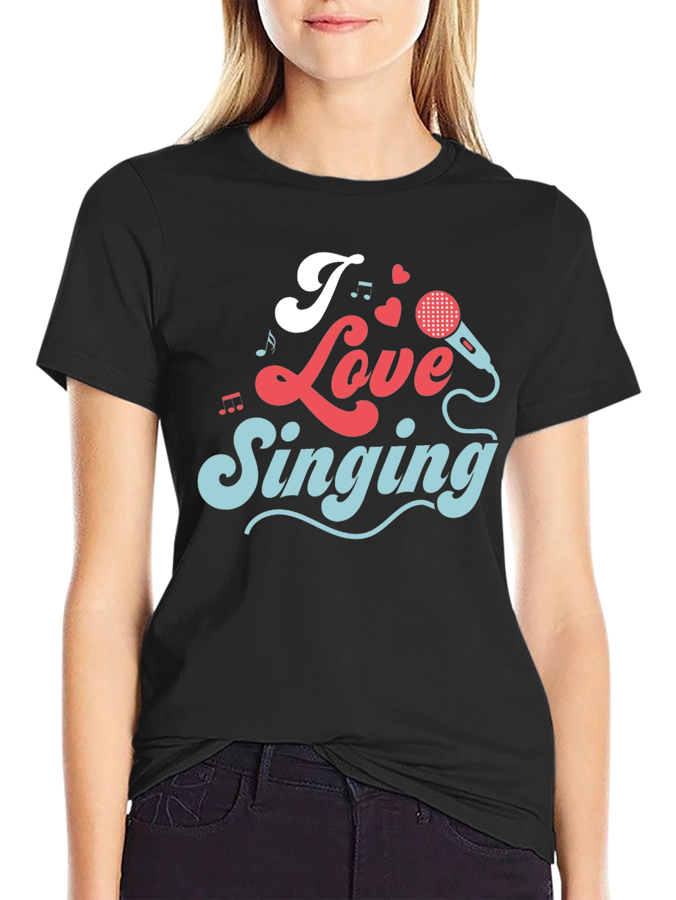 I Love Singing Graphic T-Shirt