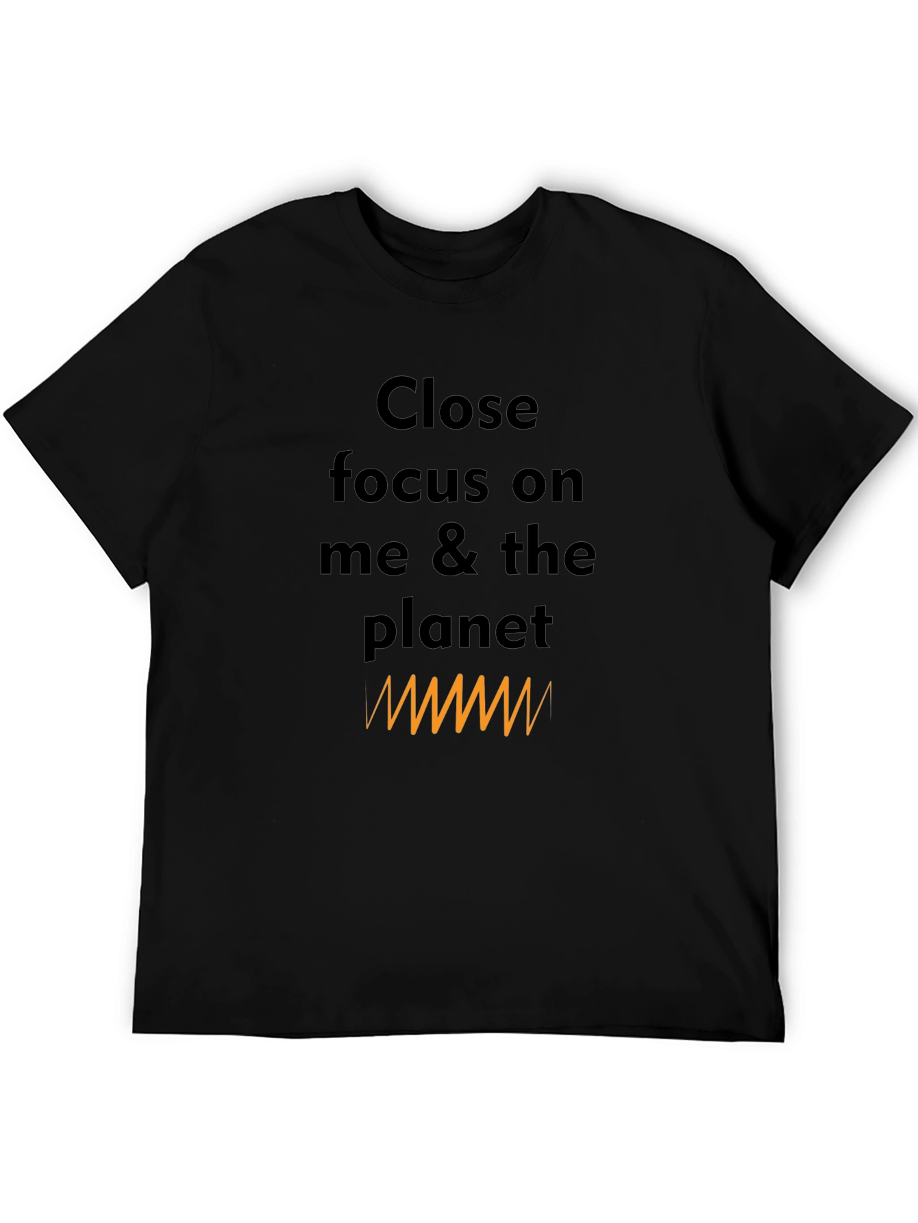 Close Focus Graphic Tee - Unisex Black T-Shirt
