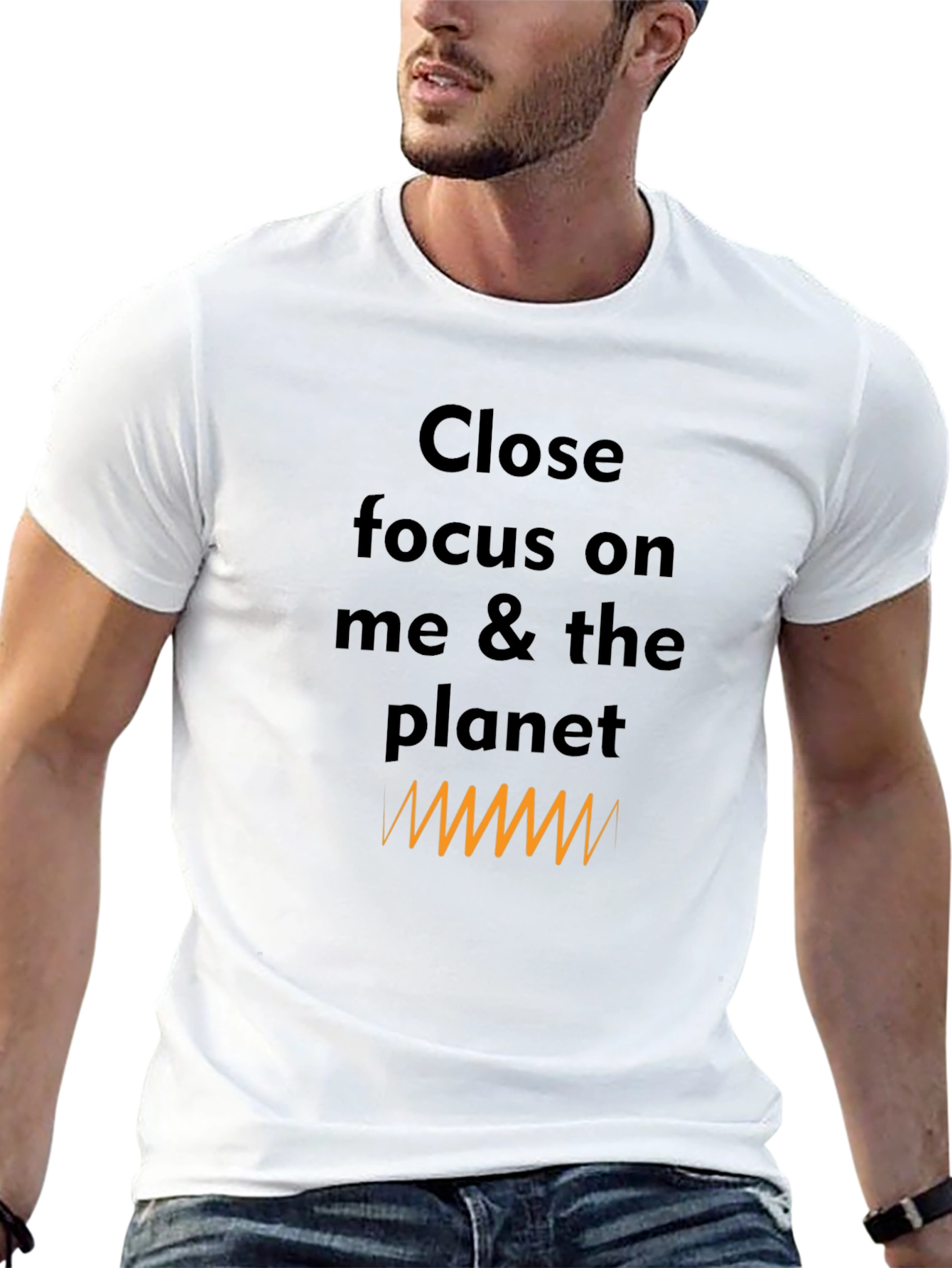 Close Focus Graphic Tee - Unisex Black T-Shirt