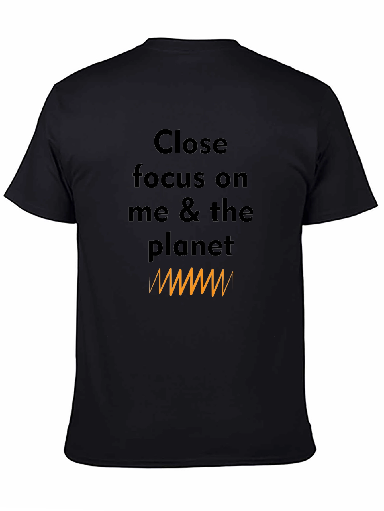 Close Focus Graphic Tee - Unisex Black T-Shirt