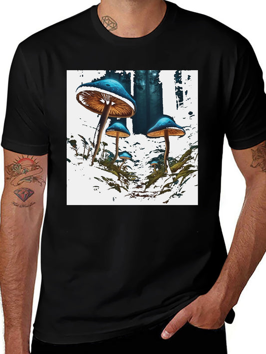 Mushroom Forest Graphic T-Shirt