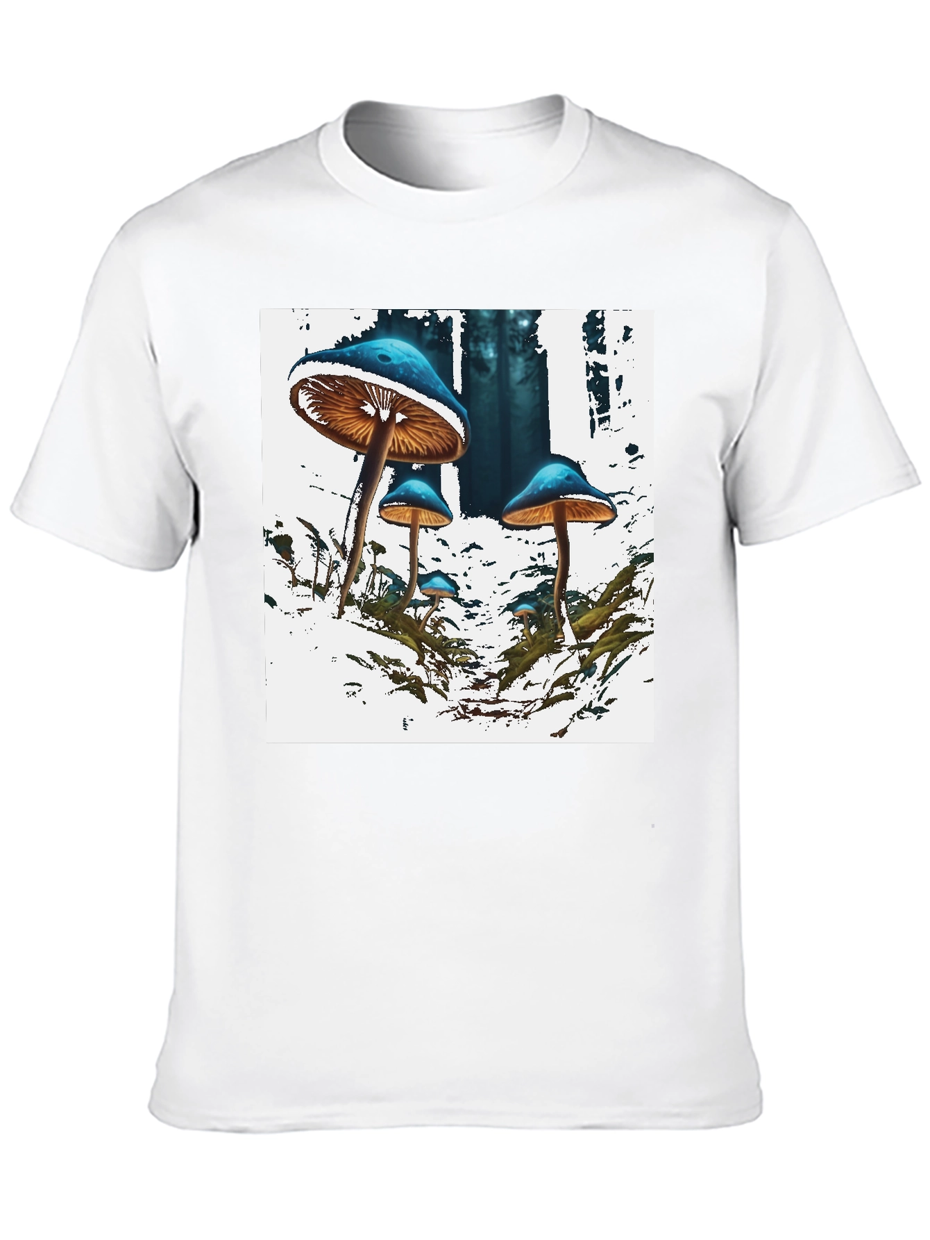 Mushroom Forest Graphic T-Shirt