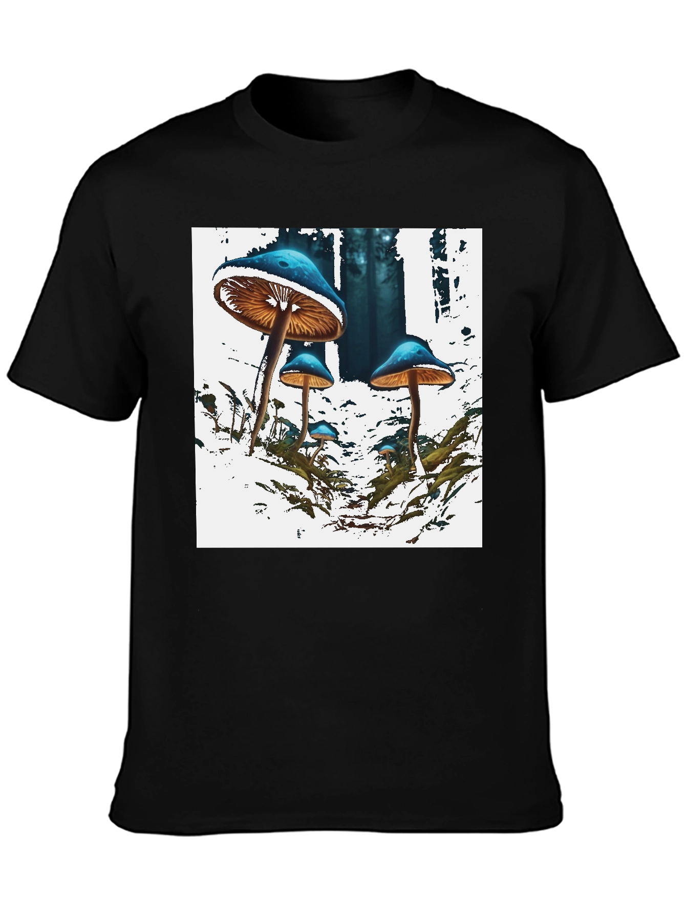 Mushroom Forest Graphic T-Shirt