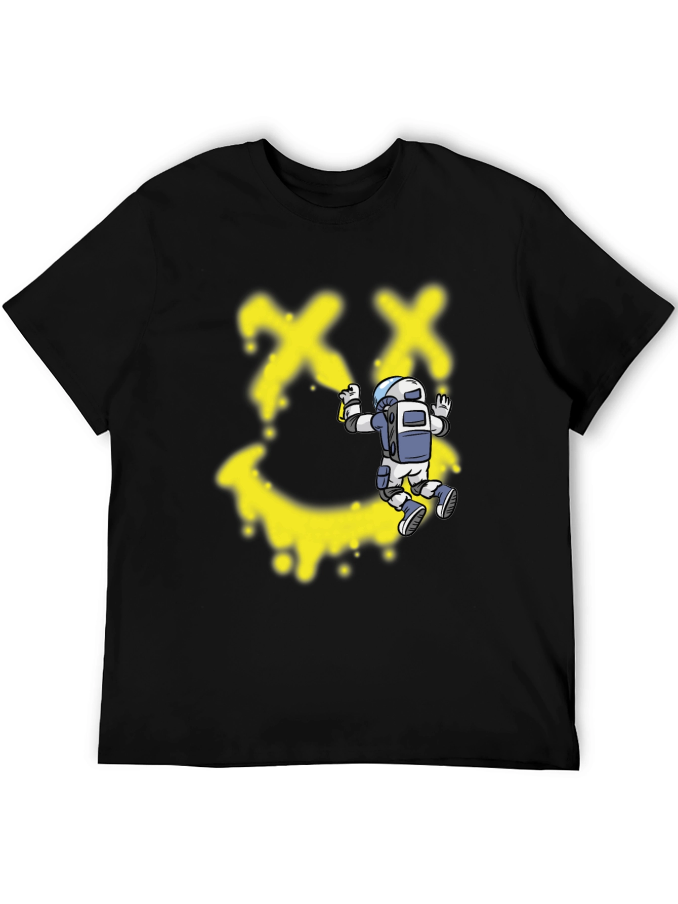 Graffiti Astronaut Black T-Shirt - Modern Streetwear