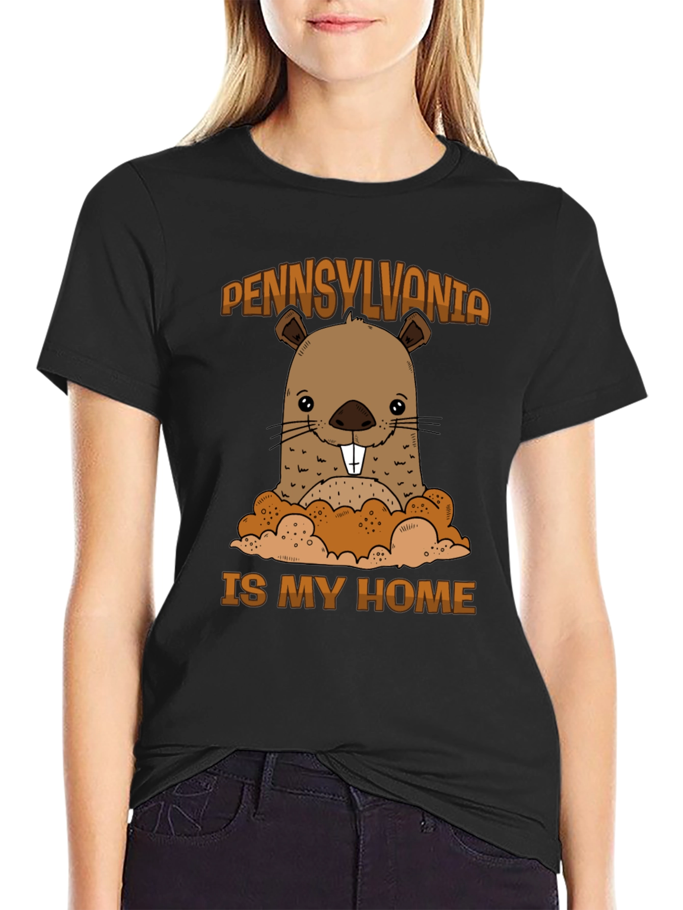 Pennsylvania Groundhog Graphic Tee