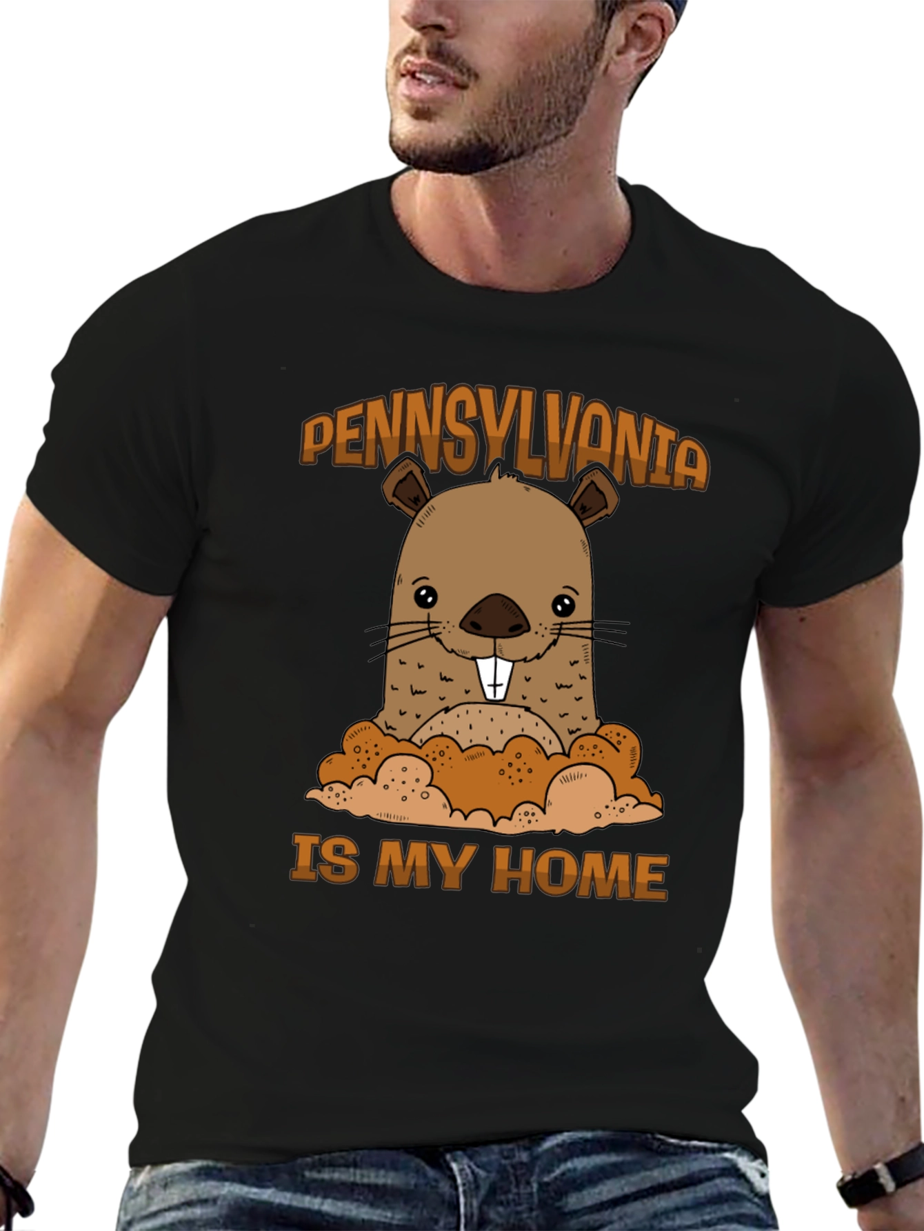 Pennsylvania Groundhog Graphic Tee