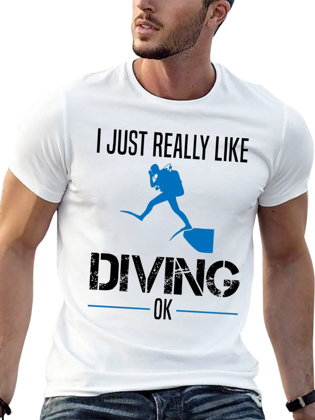I Just Really Like Diving OK T-Shirt