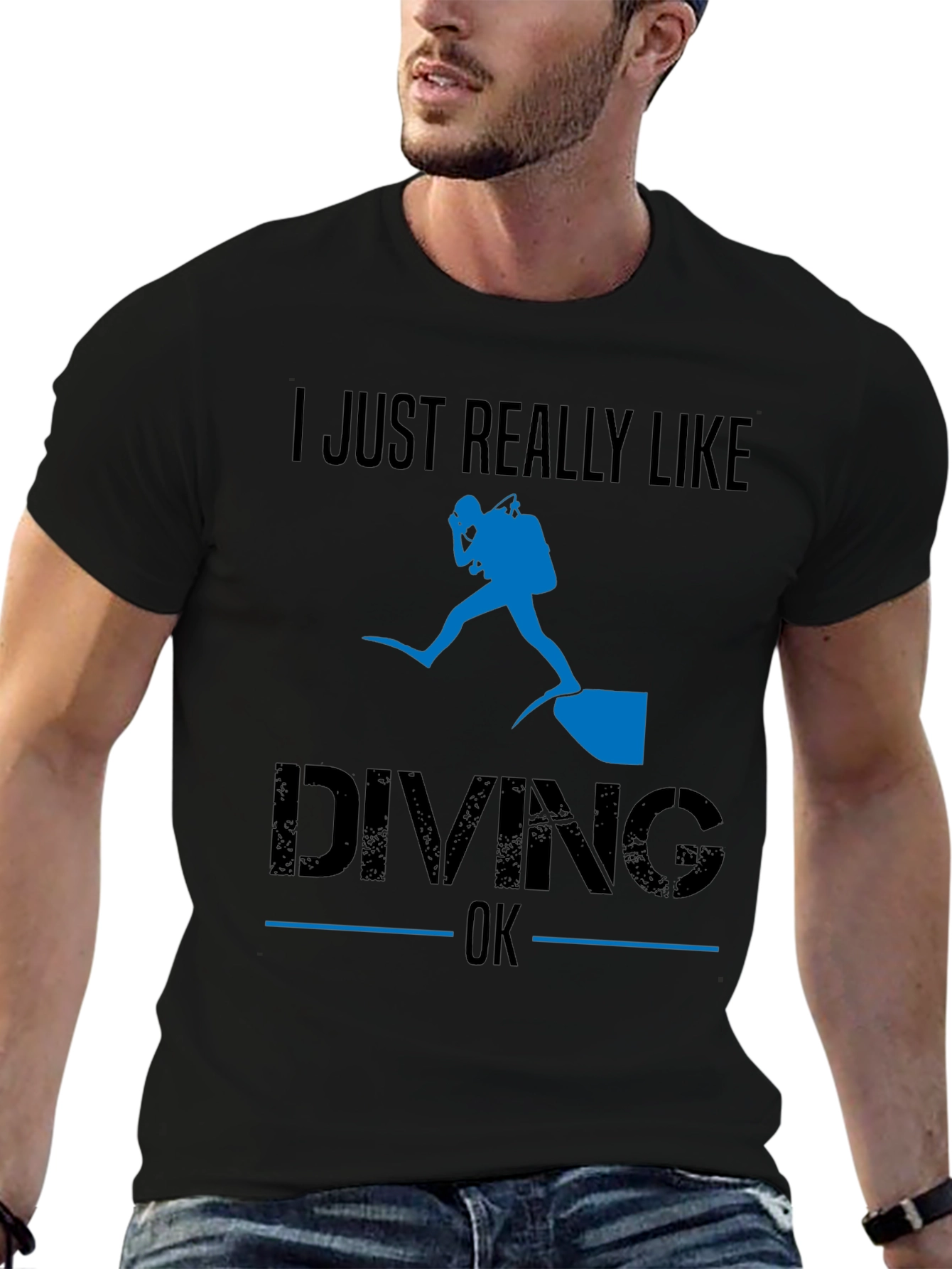 I Just Really Like Diving OK T-Shirt