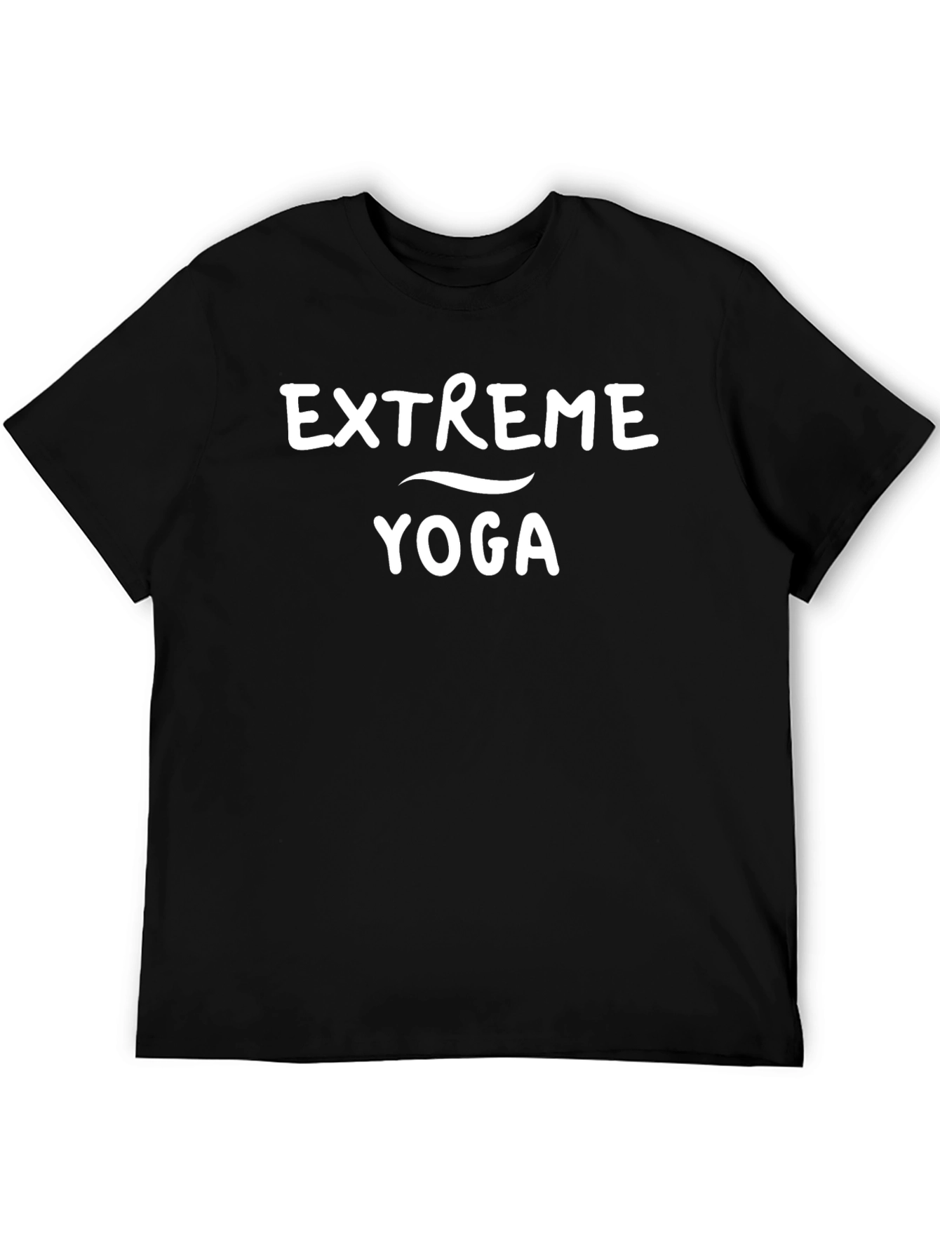 Extreme Yoga Black T-Shirt