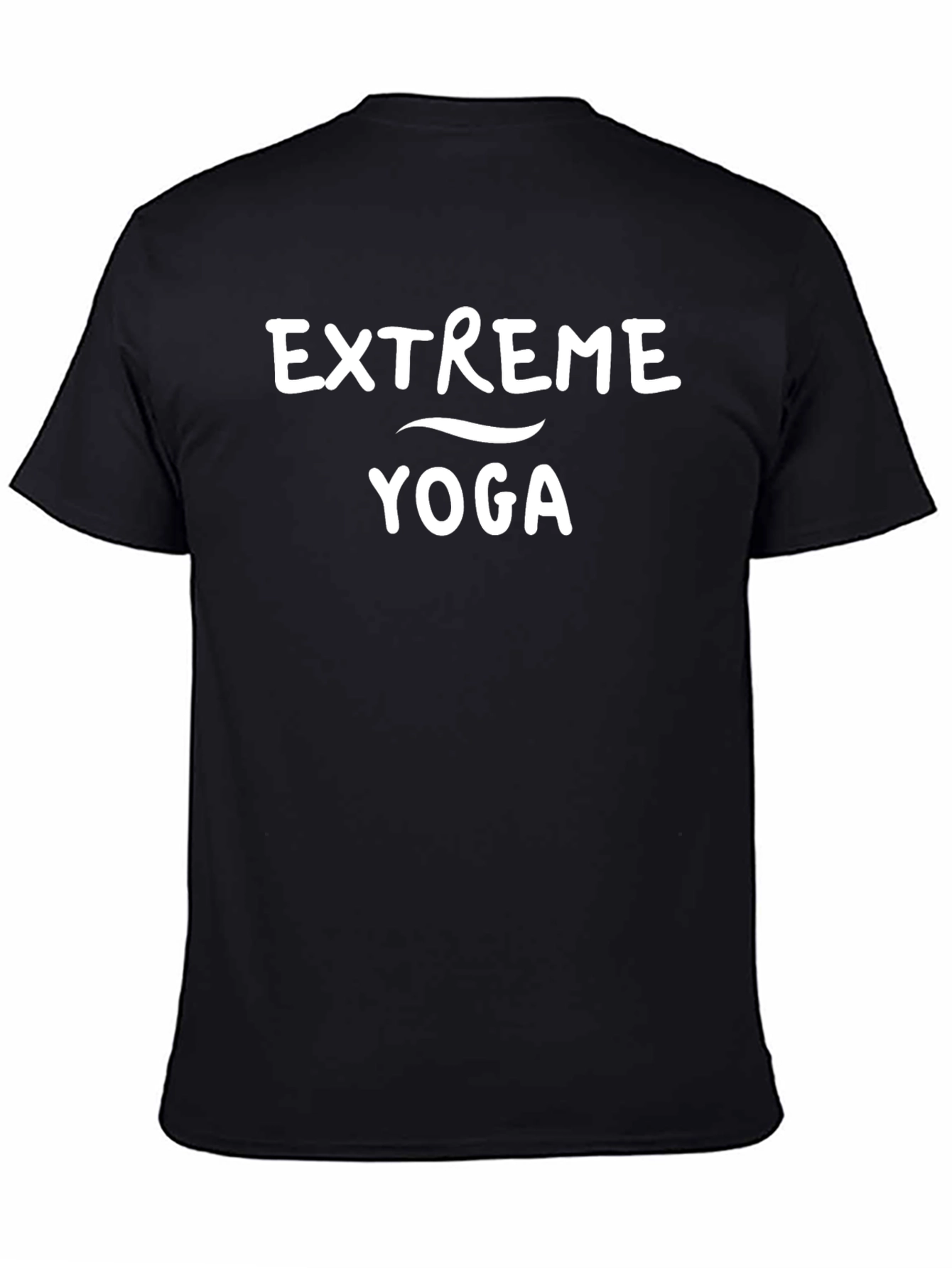 Extreme Yoga Black T-Shirt