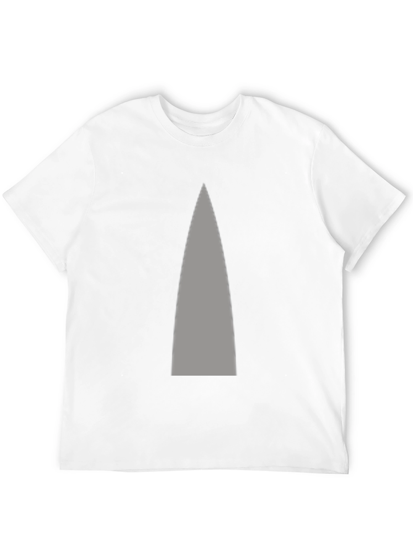 Mens Black T-Shirt with Gray Arrow Design