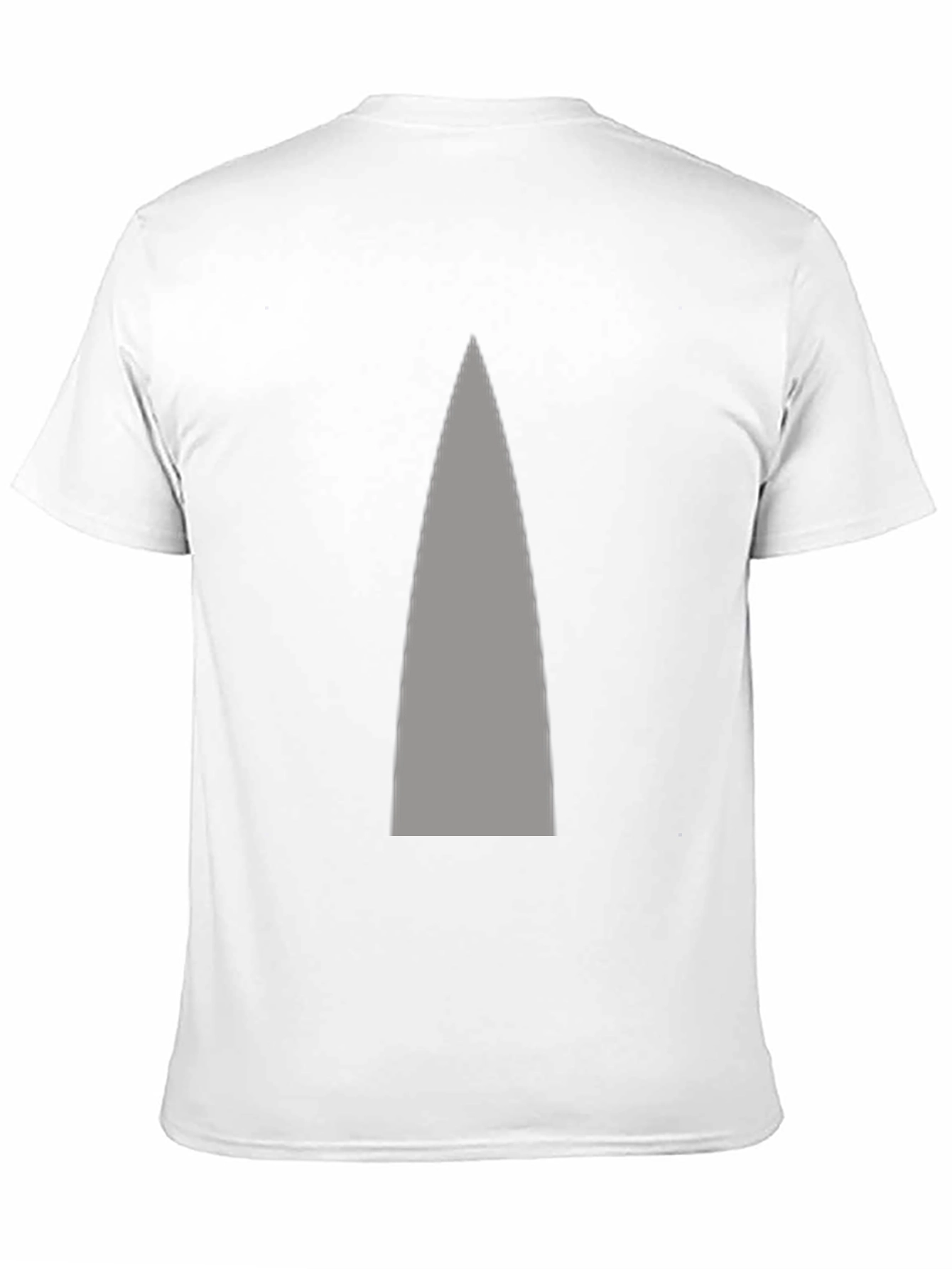 Mens Black T-Shirt with Gray Arrow Design