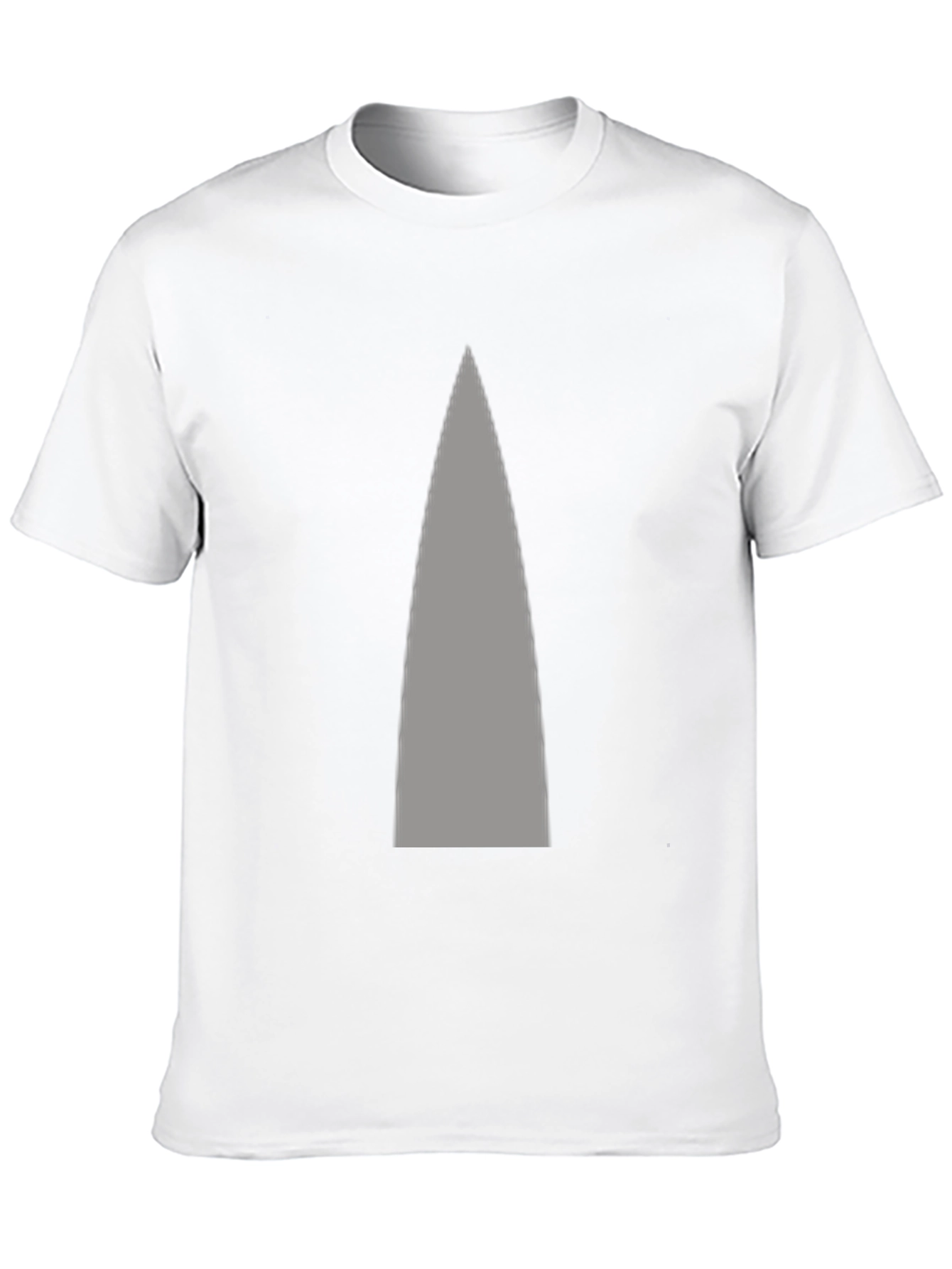 Mens Black T-Shirt with Gray Arrow Design