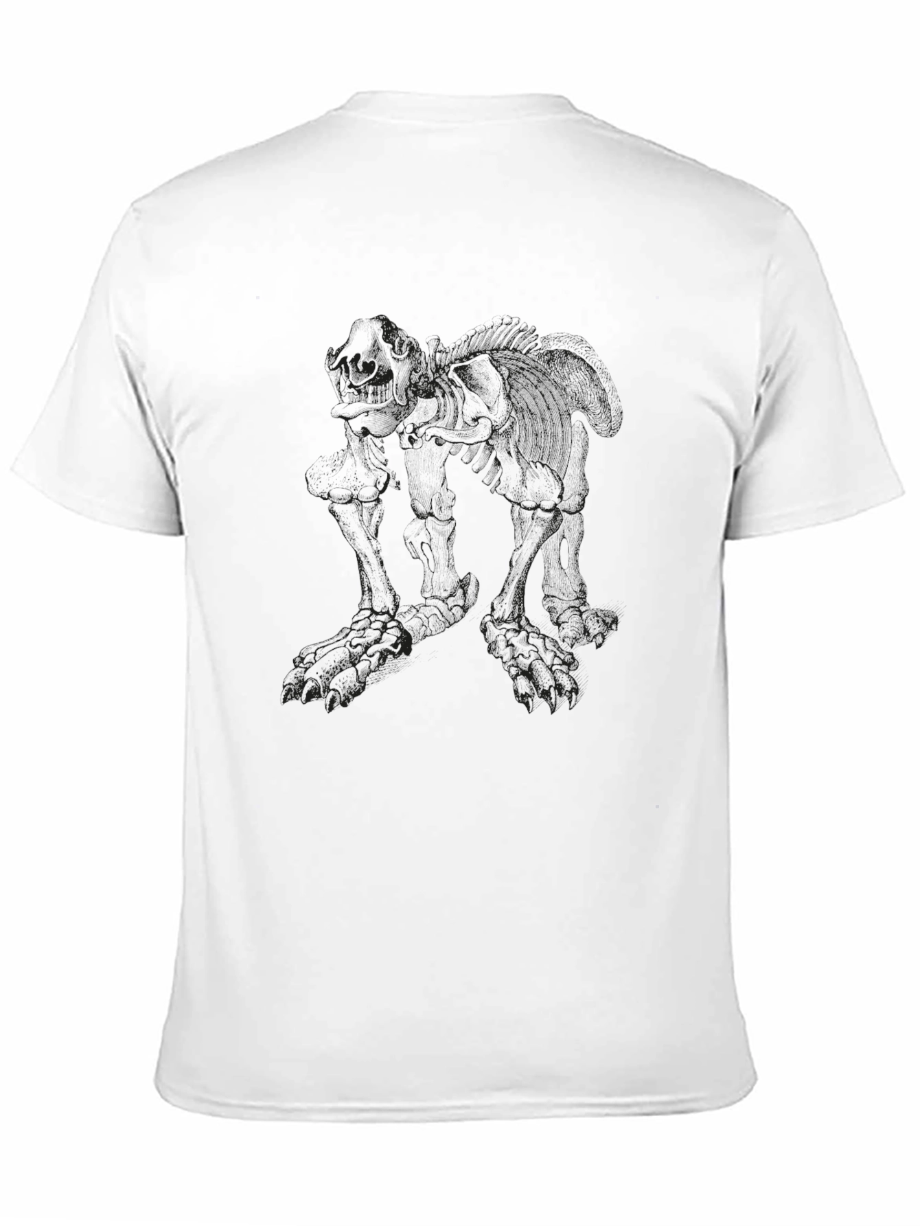 Mens Black Graphic Tee - Creature Print