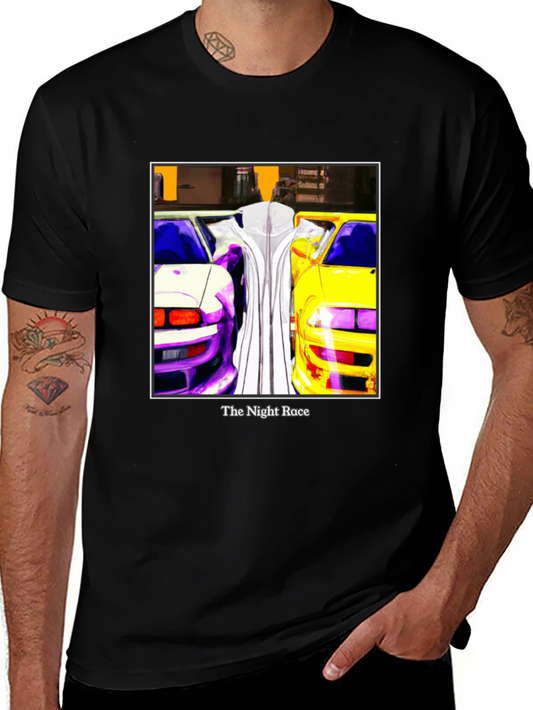 The Night Race Graphic Tee - Car Enthusiast Apparel