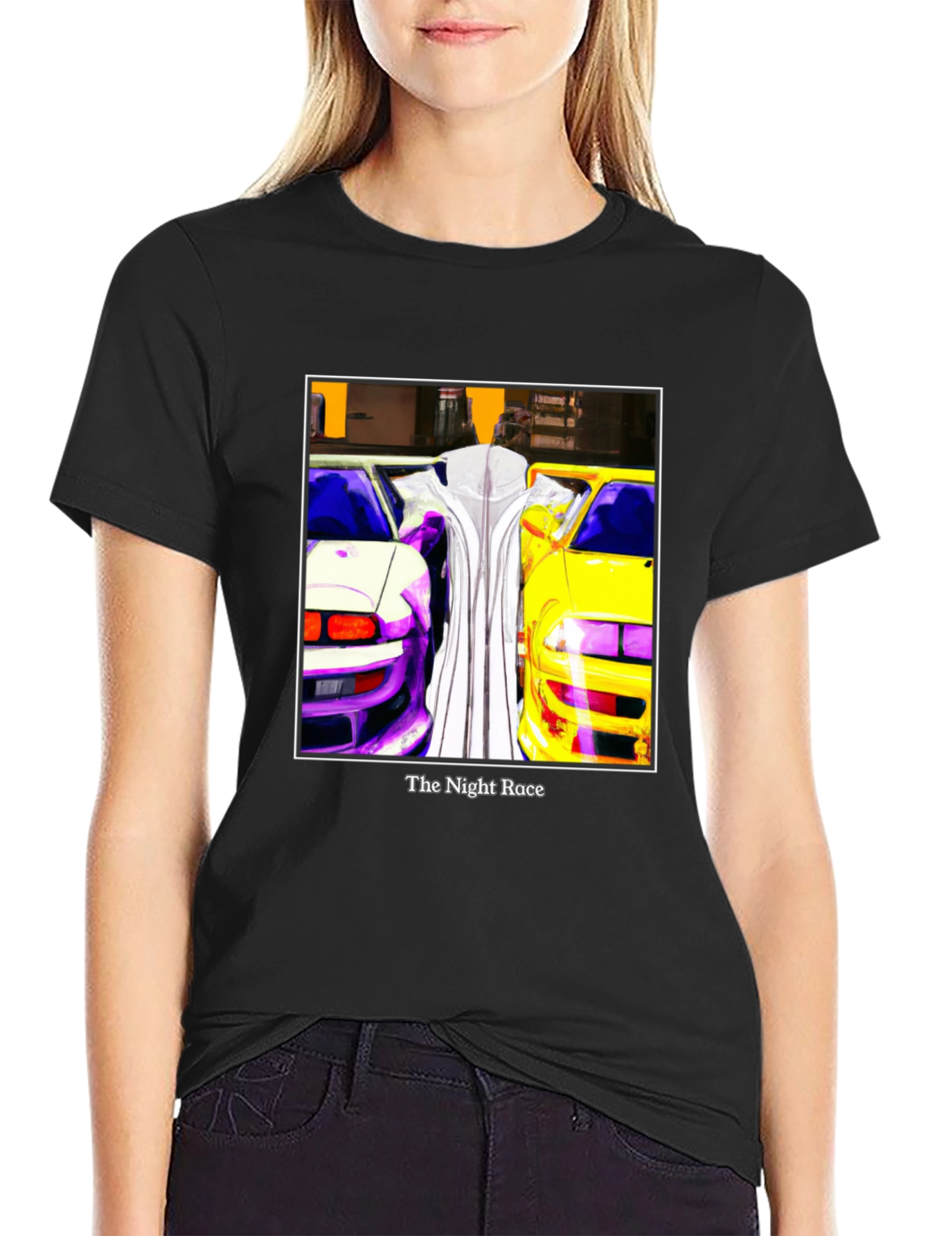 The Night Race Graphic Tee - Car Enthusiast Apparel