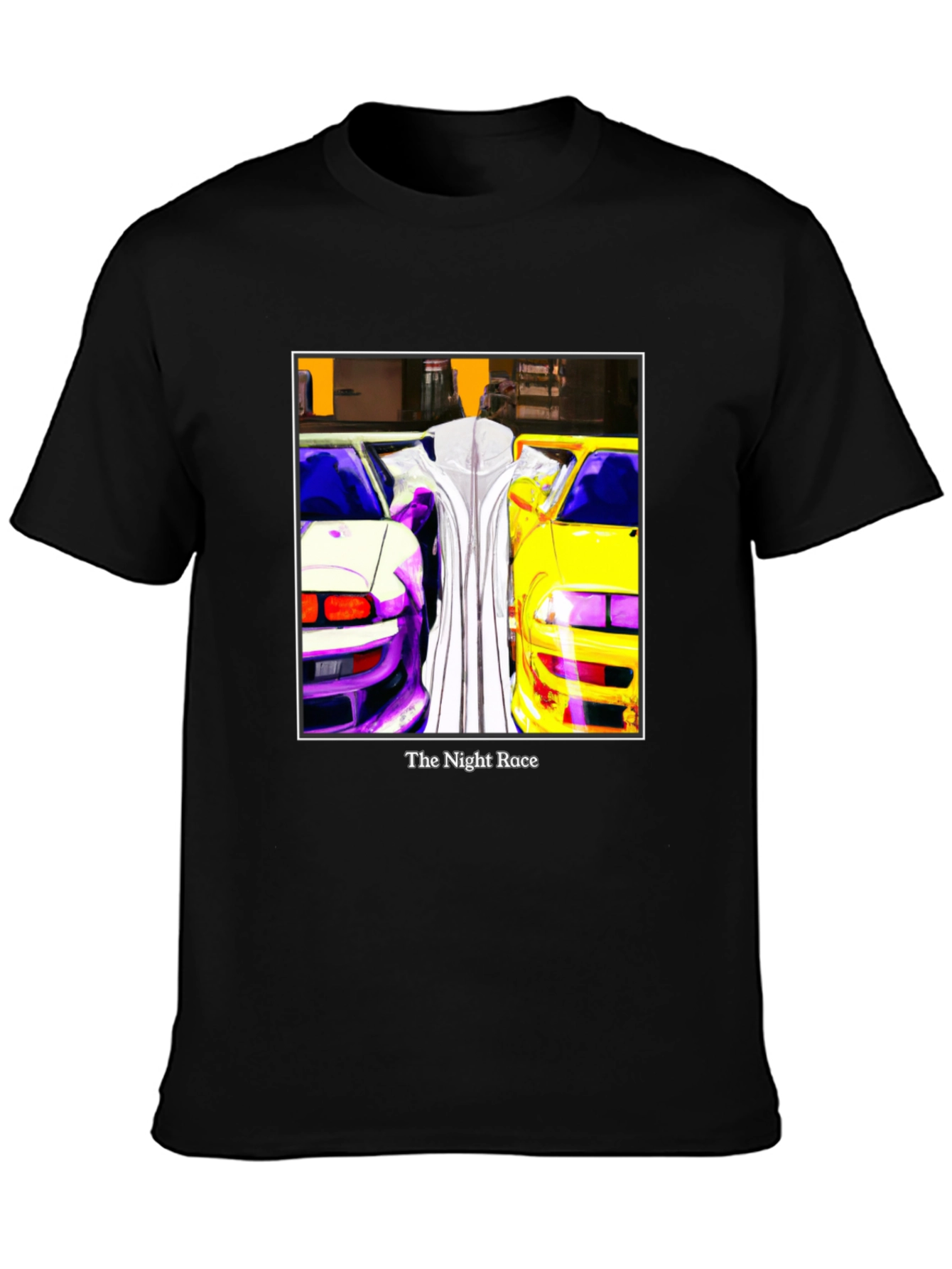 The Night Race Graphic Tee - Car Enthusiast Apparel