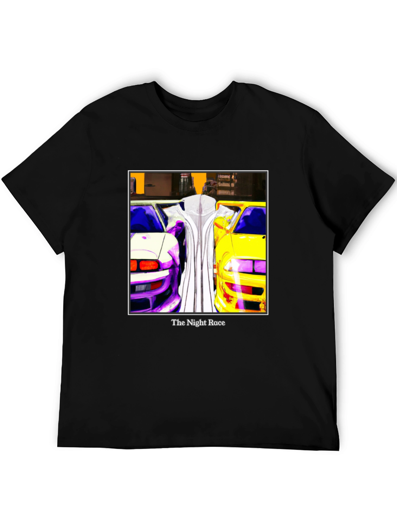 The Night Race Graphic Tee - Car Enthusiast Apparel
