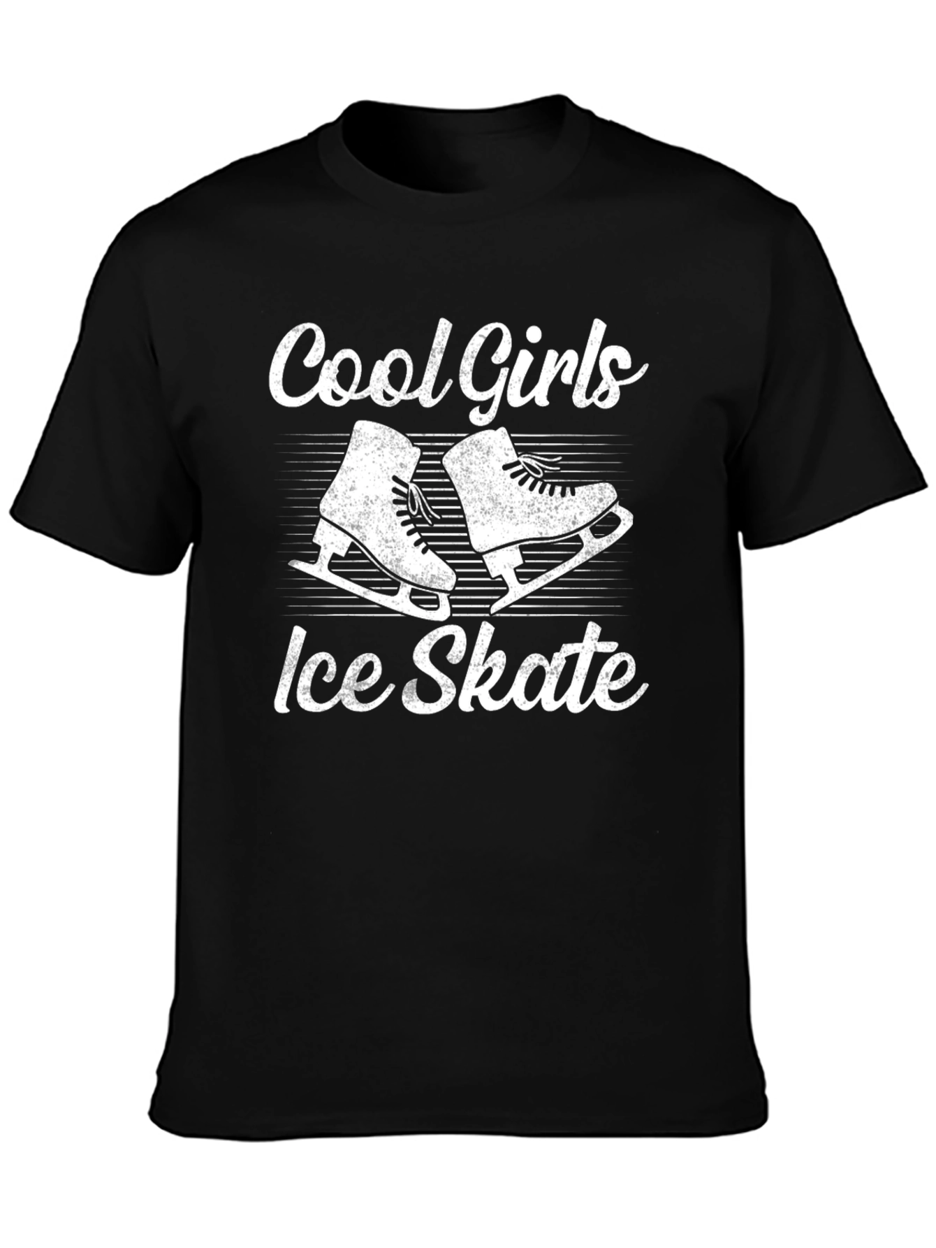 Cool Girls Ice Skate Graphic T-Shirt