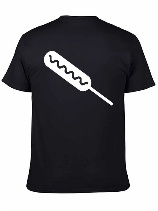 Corn Dog Graphic Tee - Black T-Shirt