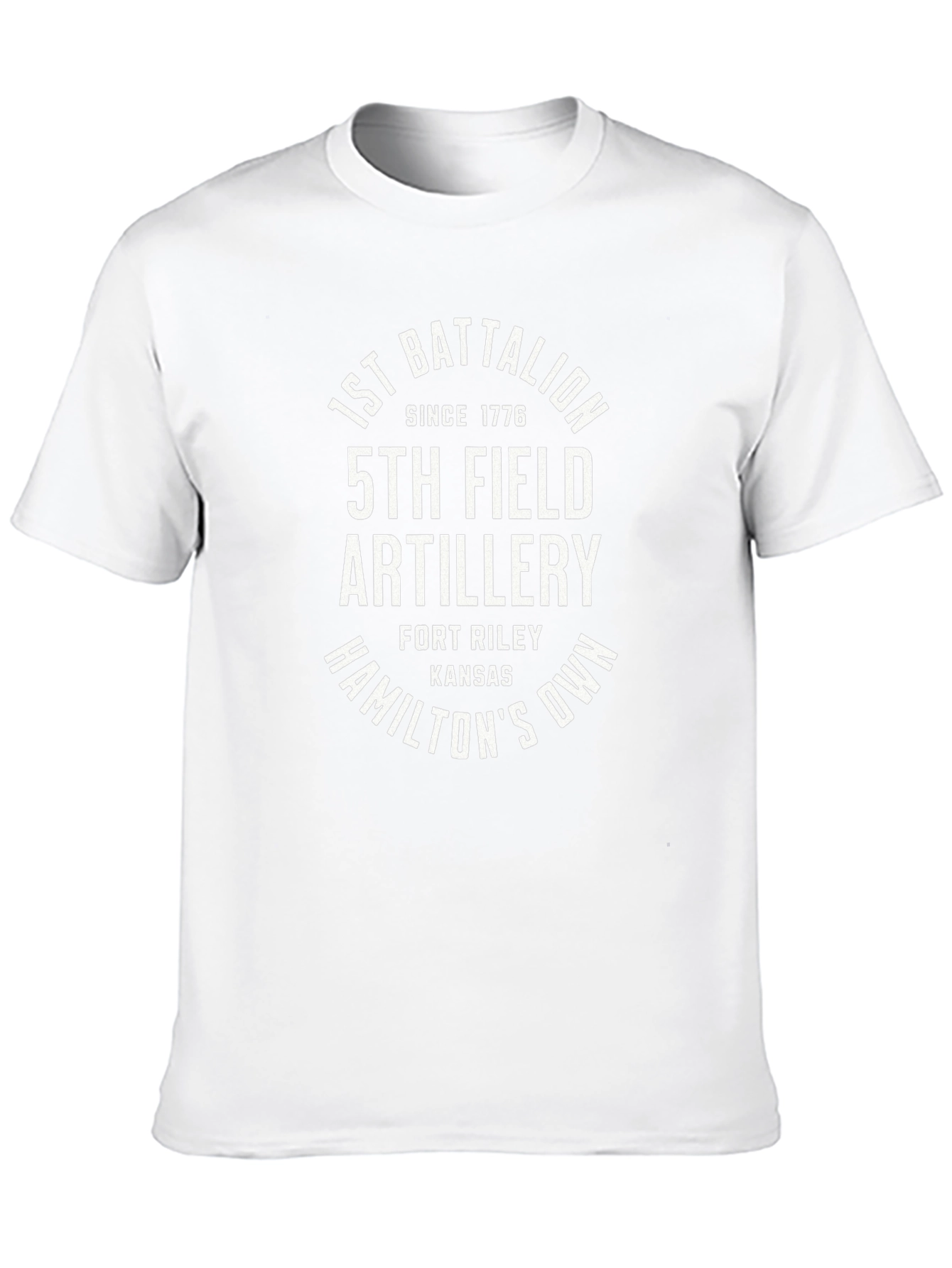 1st Battalion 5th Field Artillery Black T-Shirt