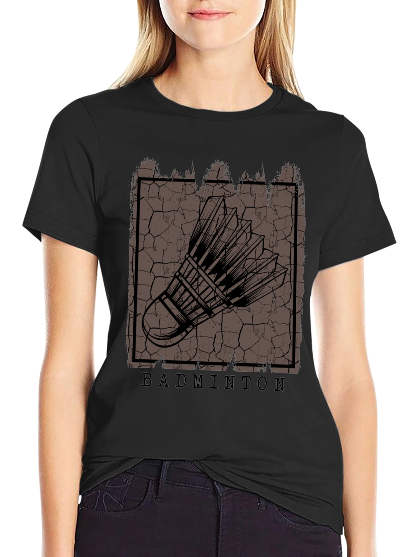 Badminton Shuttlecock Graphic Tee