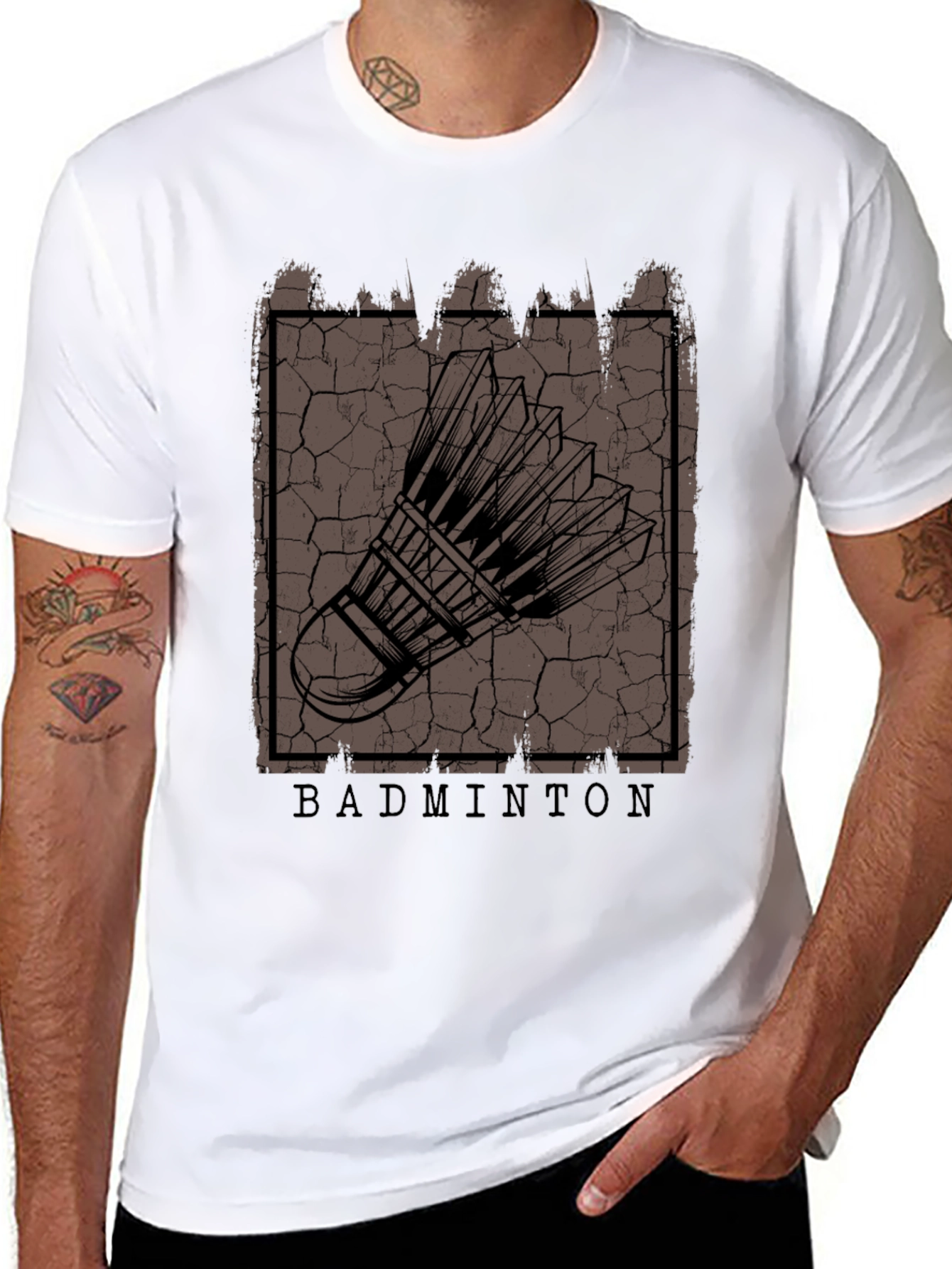 Badminton Shuttlecock Graphic Tee