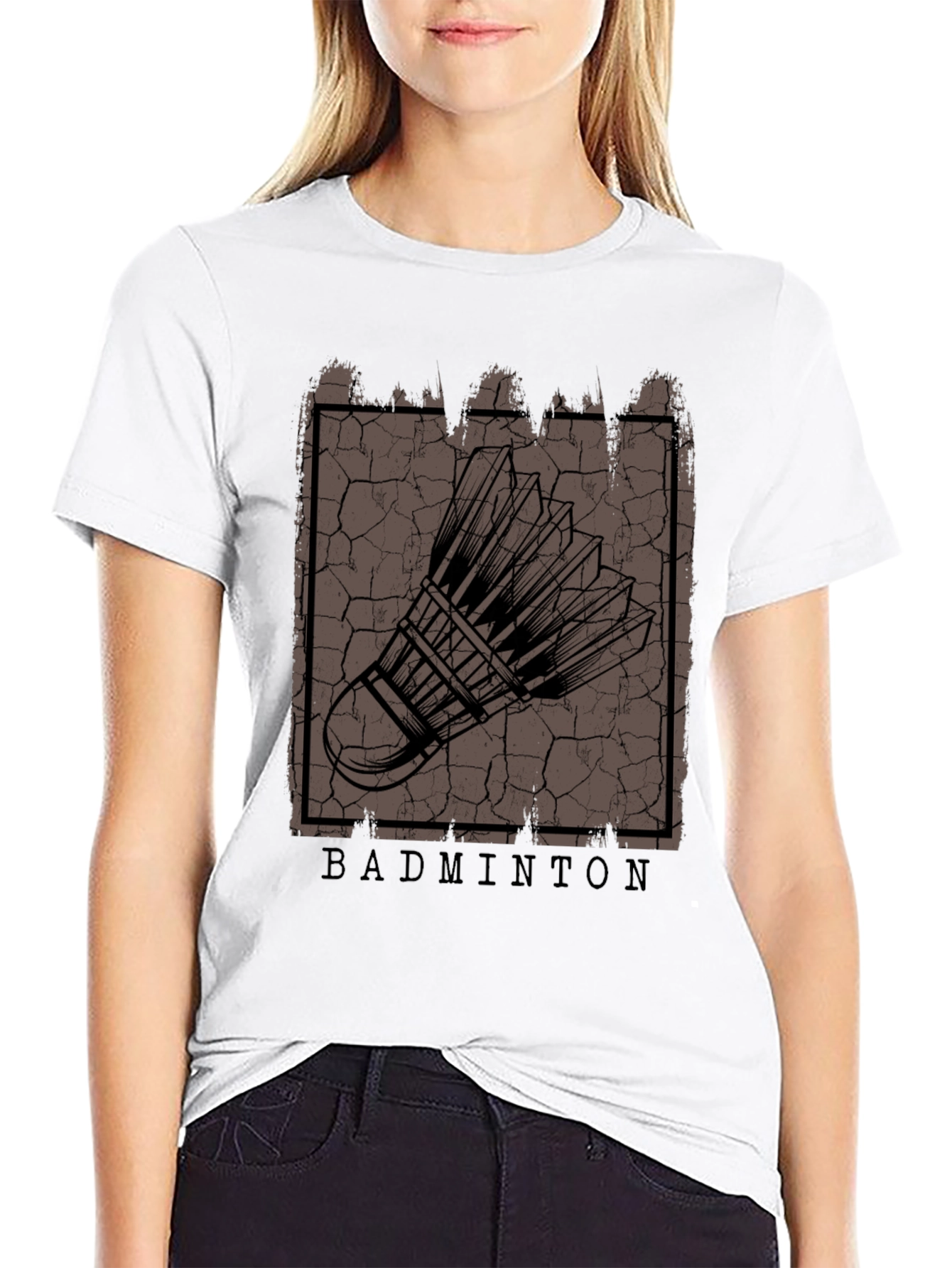 Badminton Shuttlecock Graphic Tee