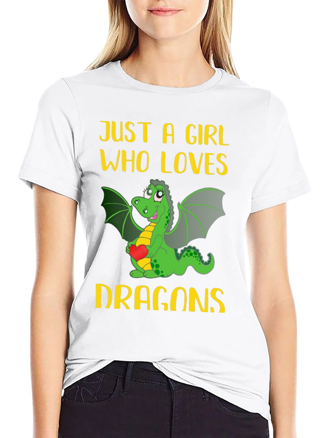 Just A Girl Who Loves Dragons T-Shirt
