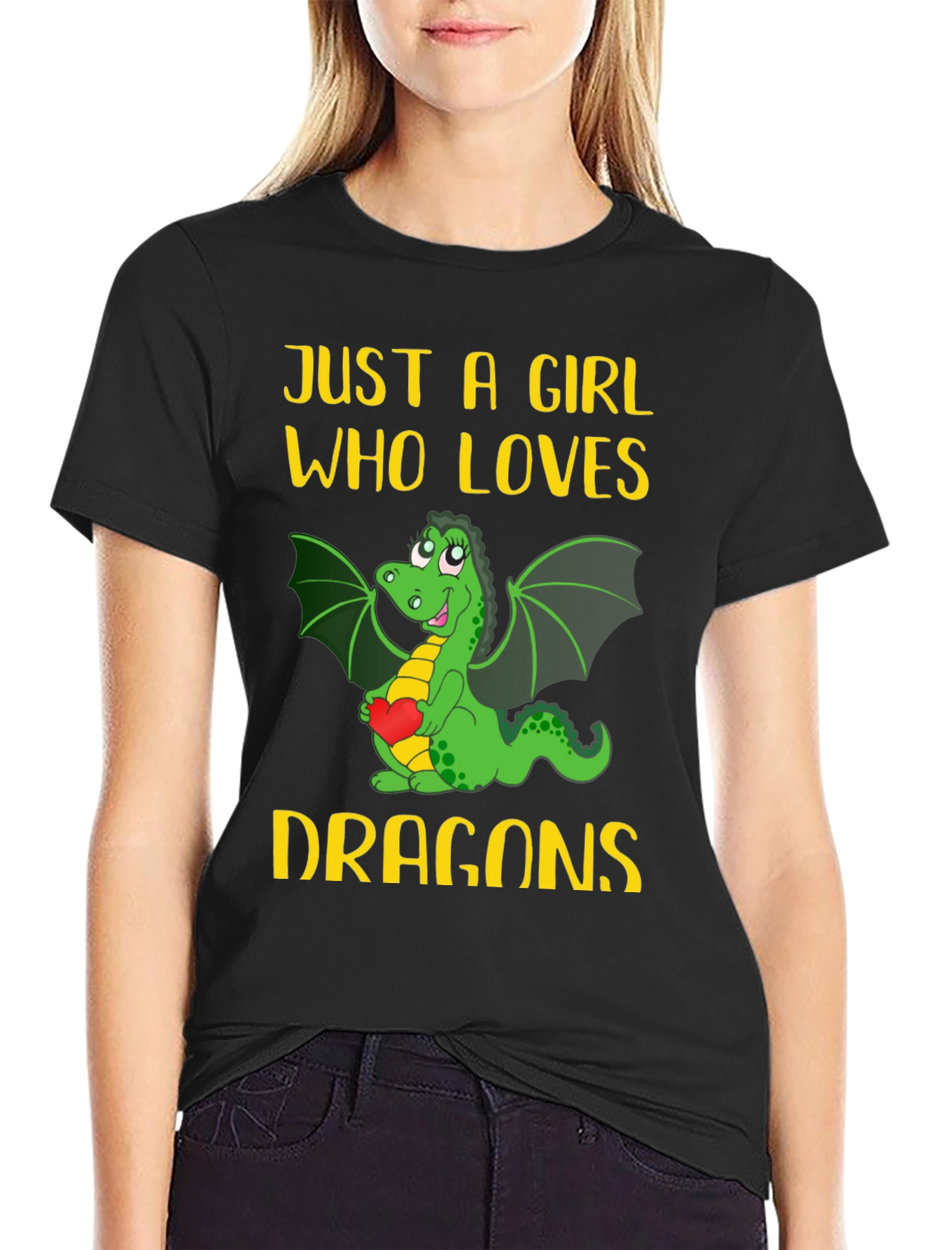 Just A Girl Who Loves Dragons T-Shirt
