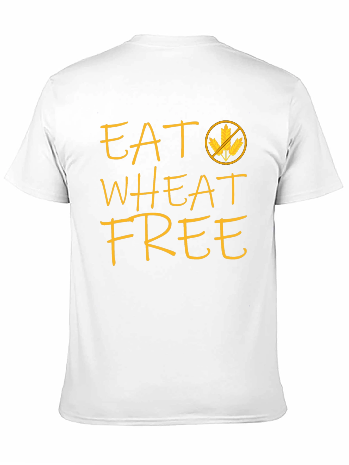 Eat Wheat Free Black T-Shirt - Gluten Sensitive Apparel