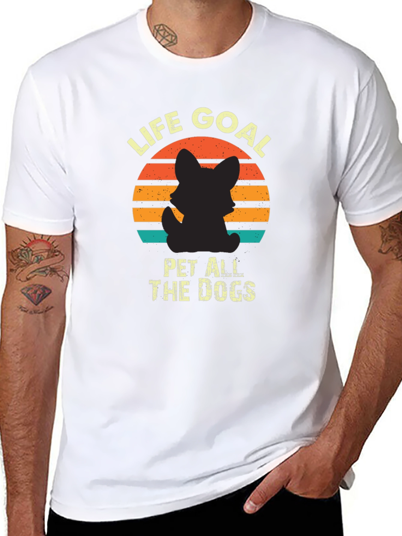 Life Goal Pet All The Dogs T-Shirt