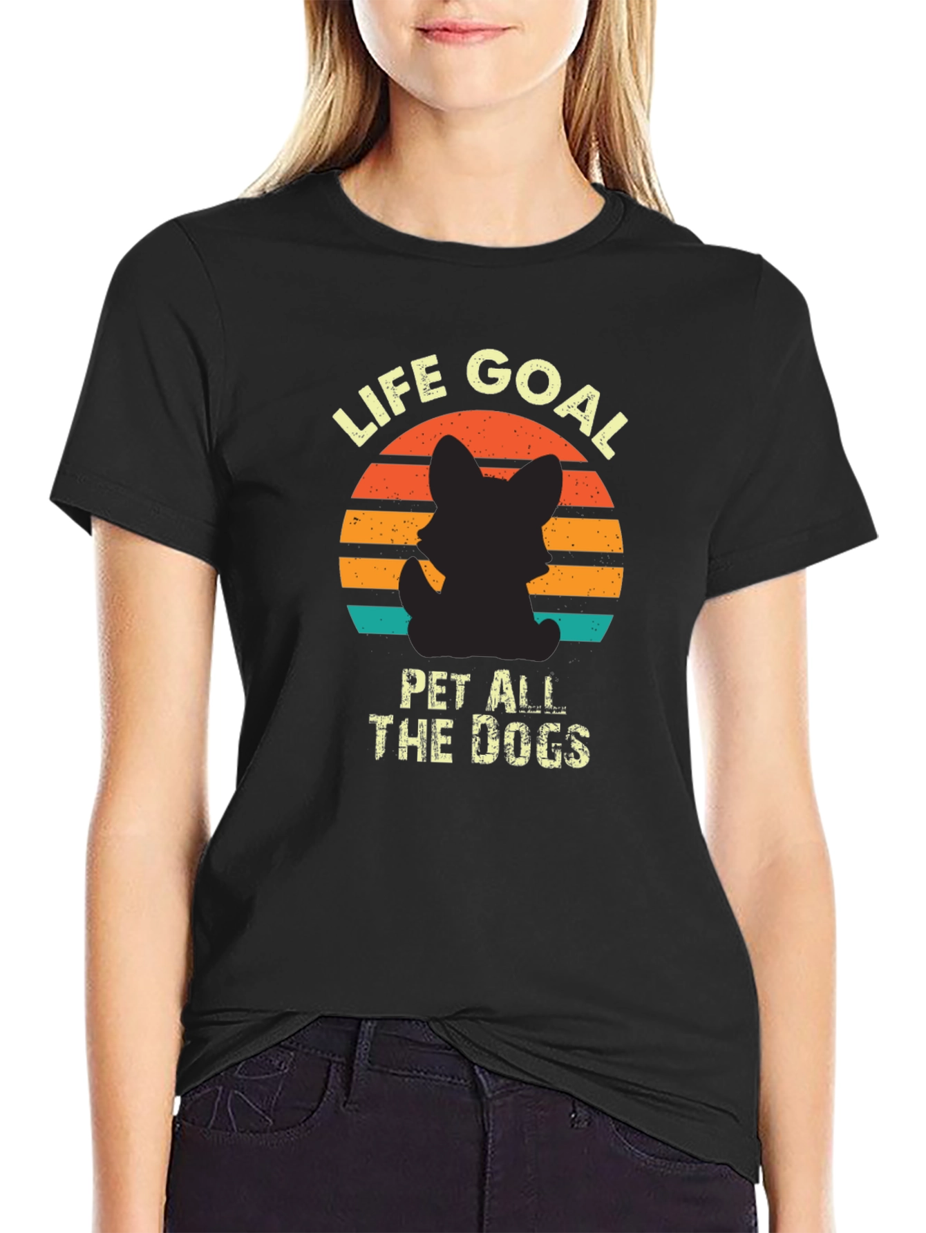 Life Goal Pet All The Dogs T-Shirt