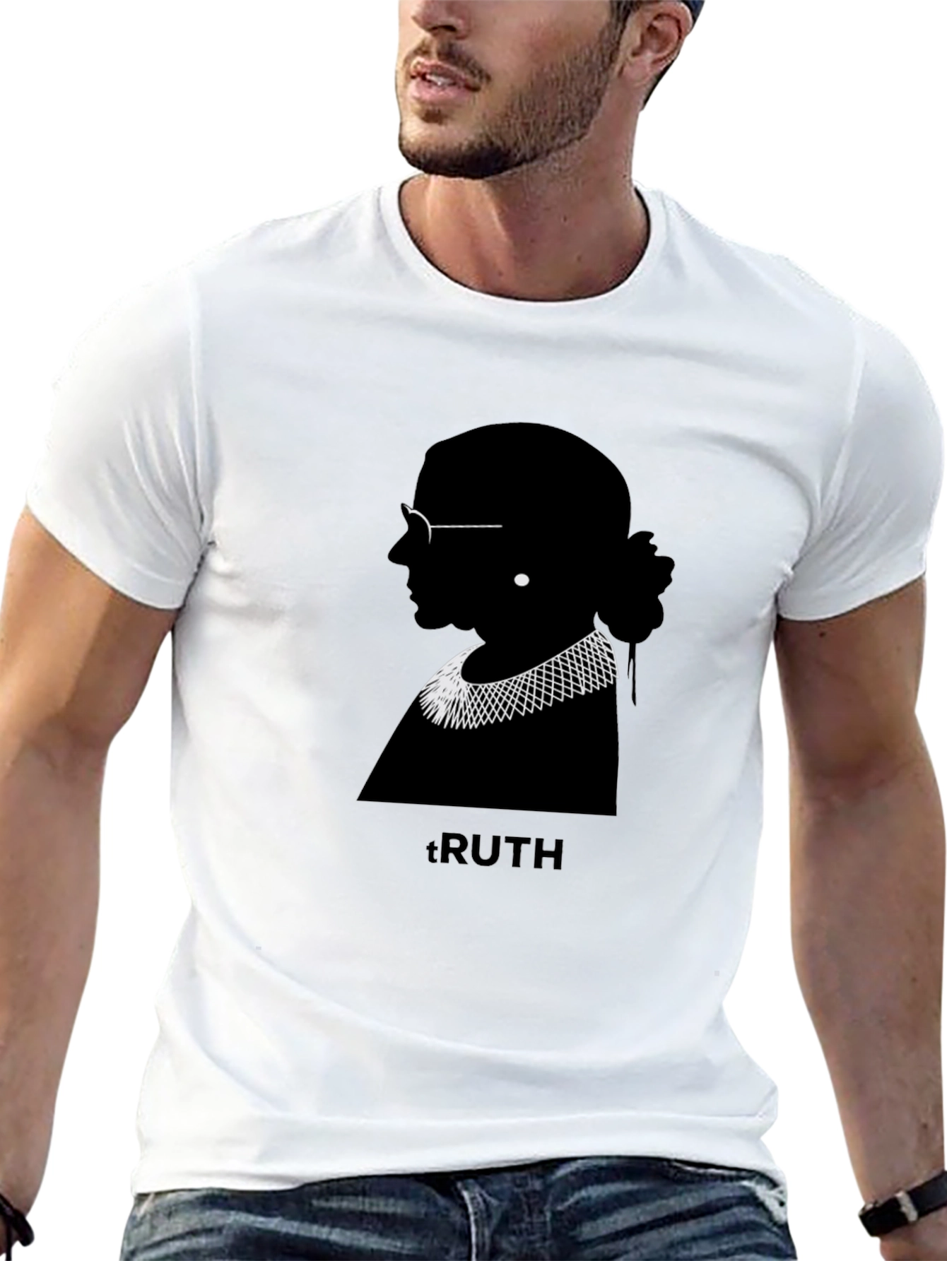 Ruth Bader Ginsburg Truth Graphic Tee - Black